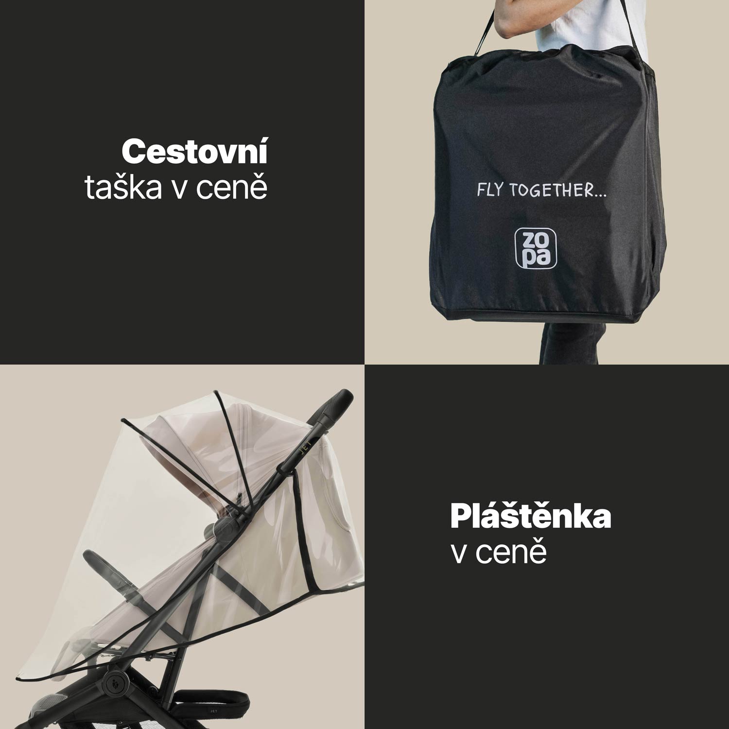 Sportovní kočárek Jet, Amber Brown