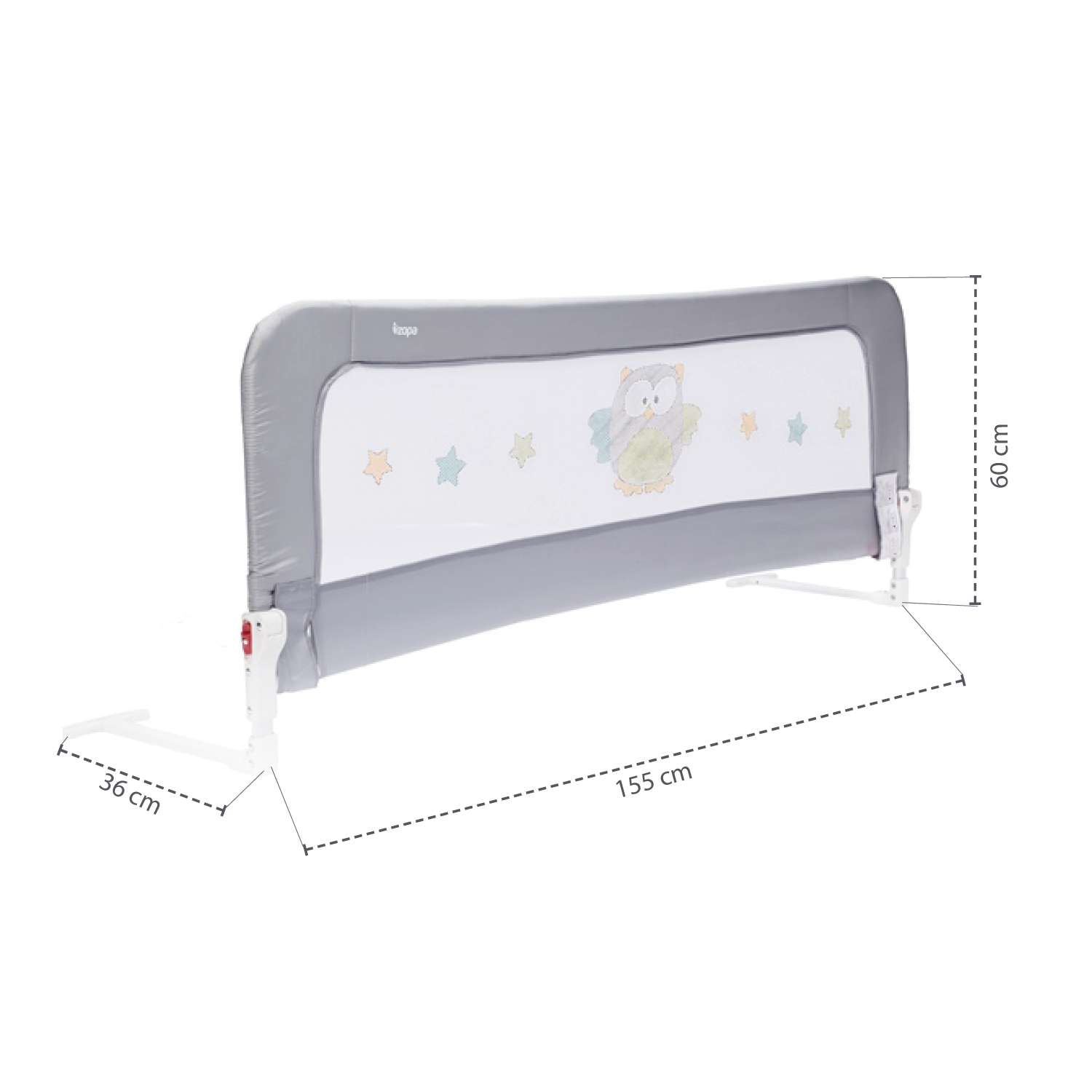 ZOPA Zábrana na postel Monna, Animal Beige