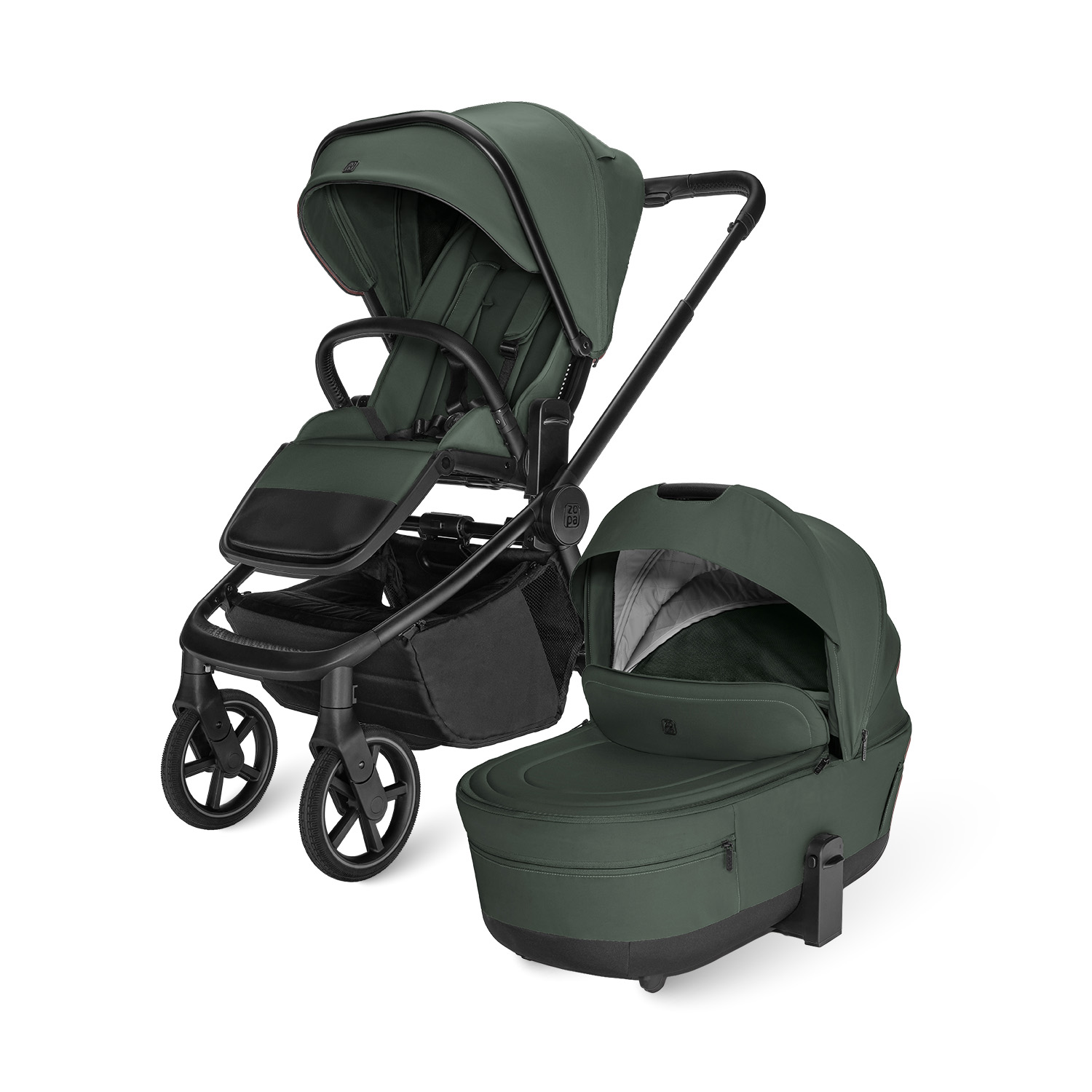 Kočárek Move Cross 5X, Oak Green