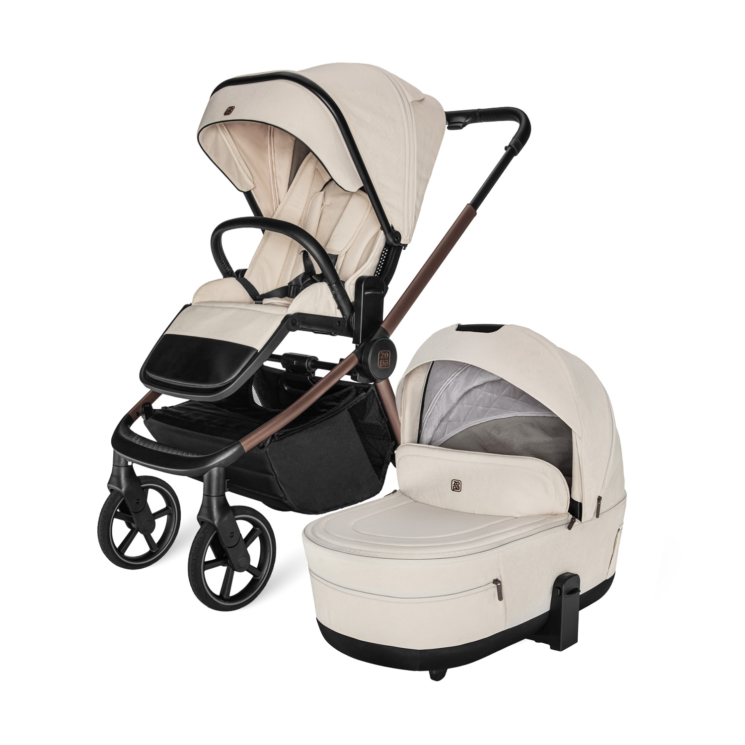 Kočárek Move Cross 5X, Quartz Beige