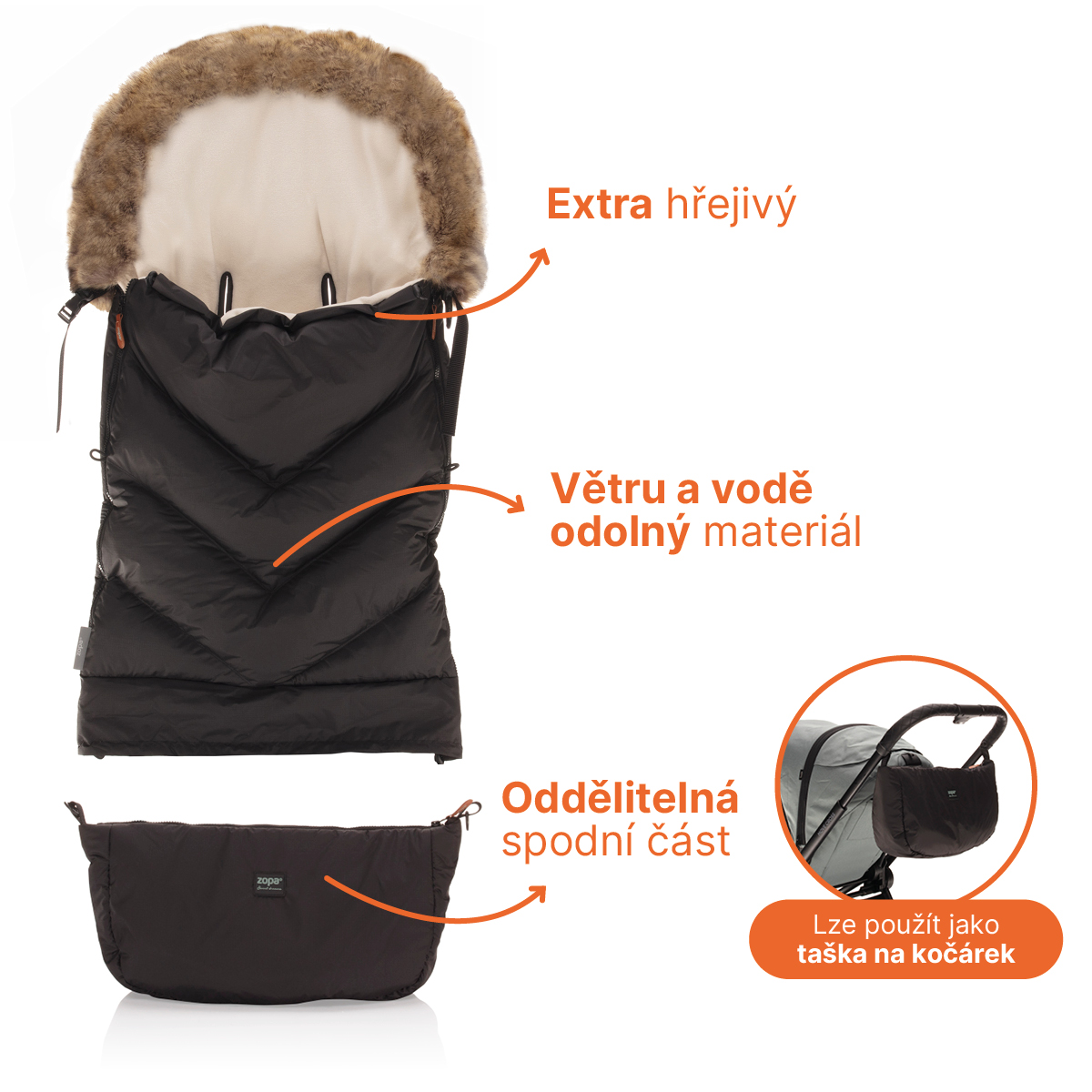 ZOPA Zimní fusak Fluffy Combi, Old Pink