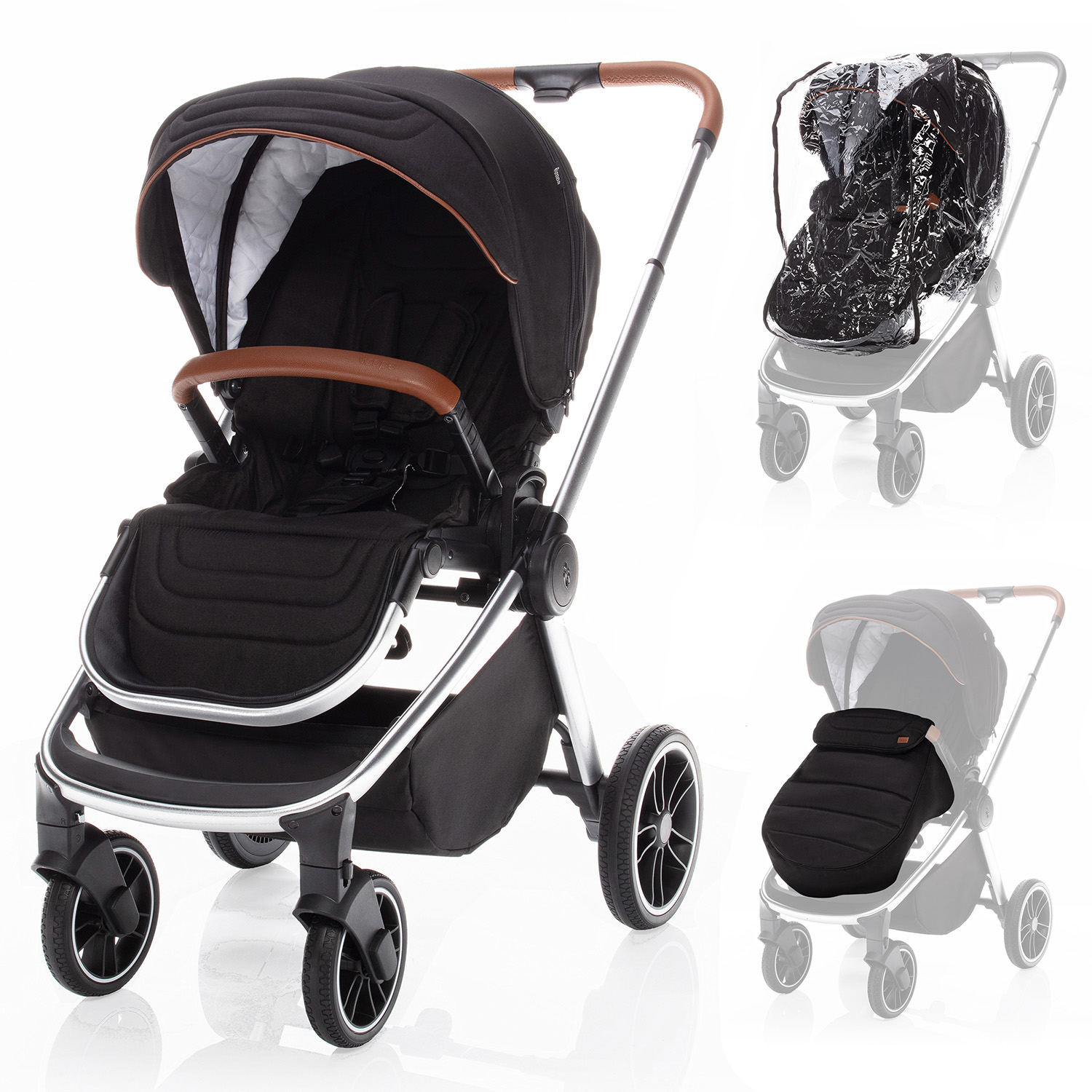 Zopa Sportovní kočárek Move, Night Black/Silver