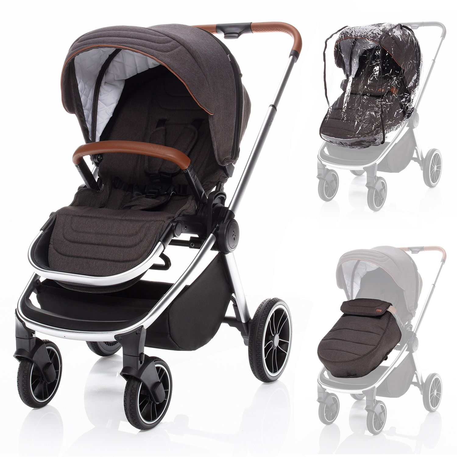 Zopa Sportovní kočárek Move, Rocky Grey/Silver