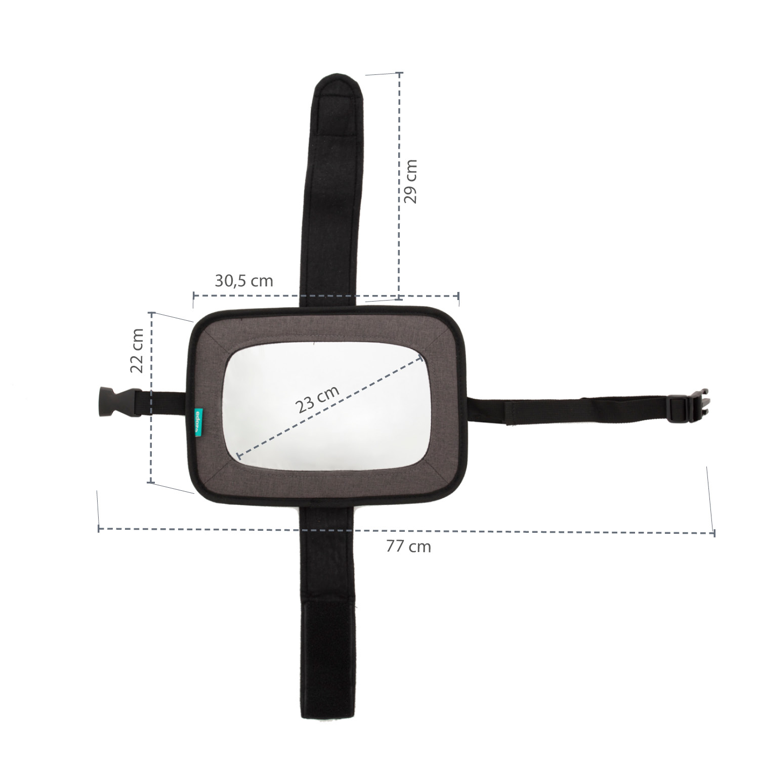 ZOPA Zpětné zrcátko látkové