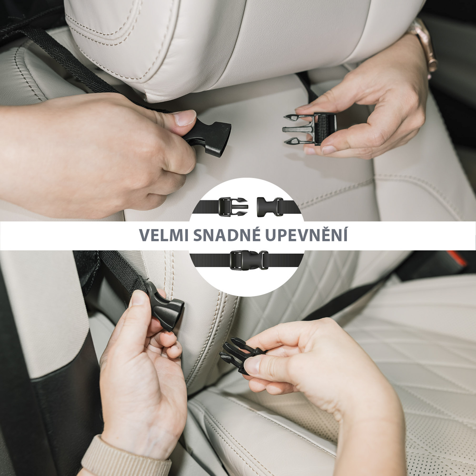 ZOPA Ochrana sedadla pod autosedačku s kapsou na tablet