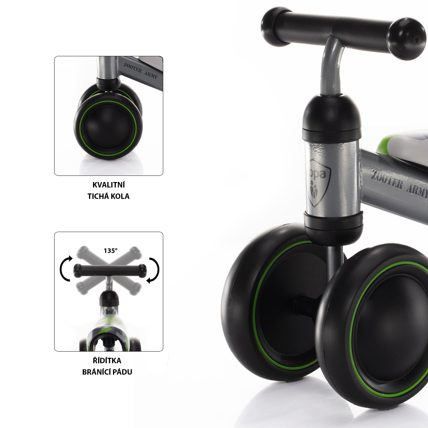 ZOPA Odrážedlo Zooter, Mint