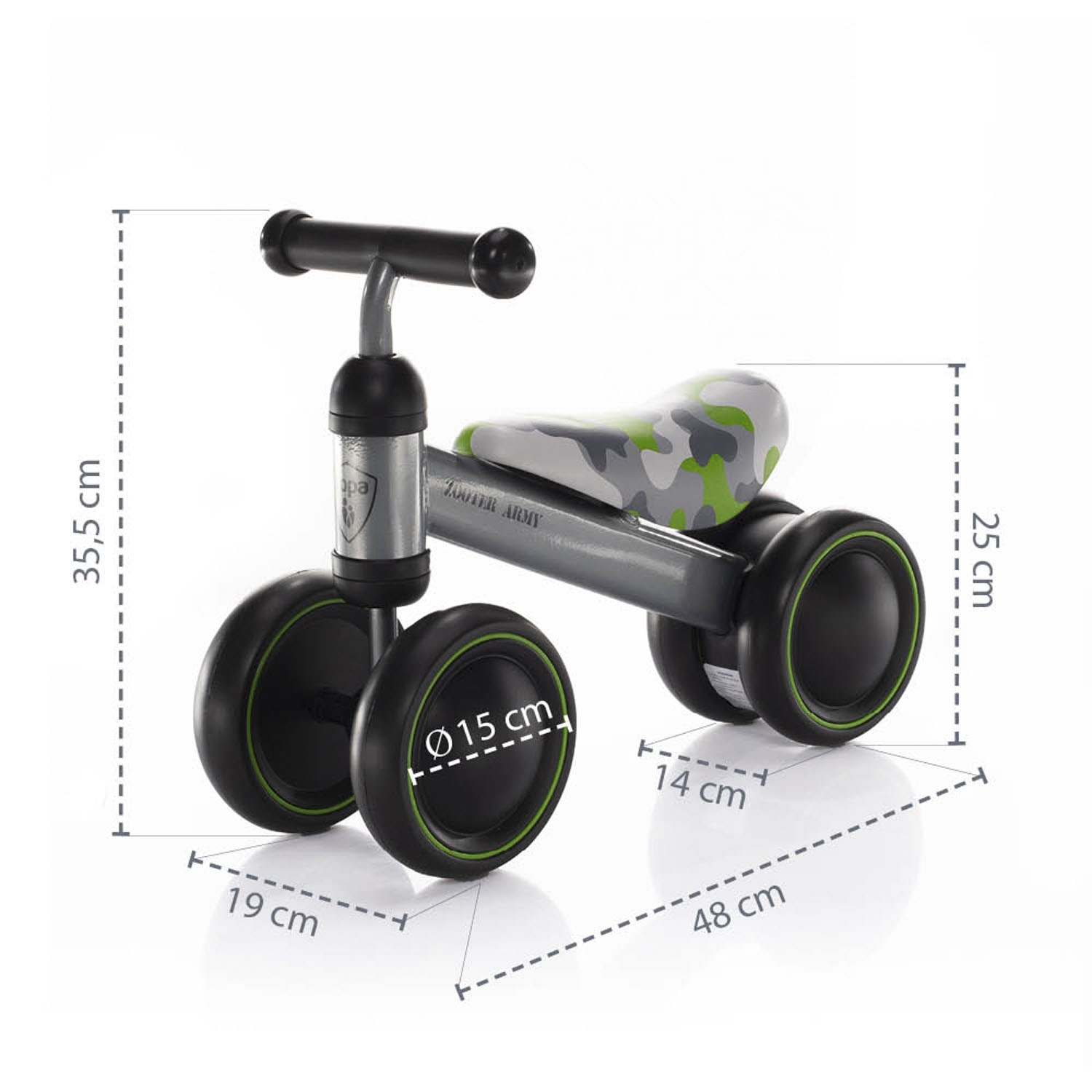 ZOPA Odrážedlo Zooter, Mint