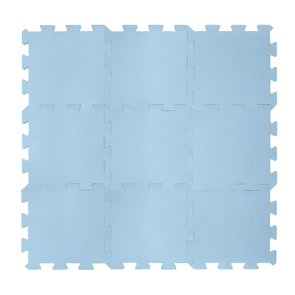 Pěnová podložka Puzzle 30x30 cm 9ks, Floral Blue