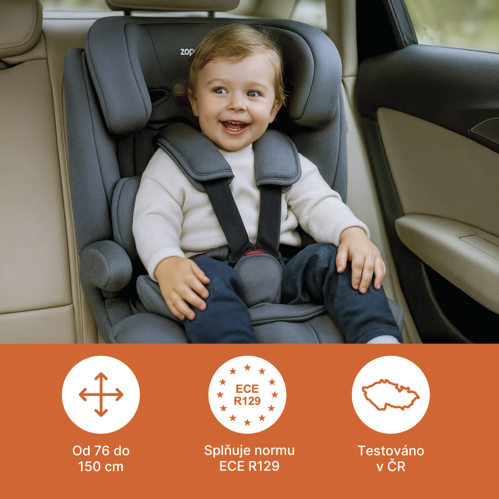 Autosedačka Alfa i-Size isofix, Black