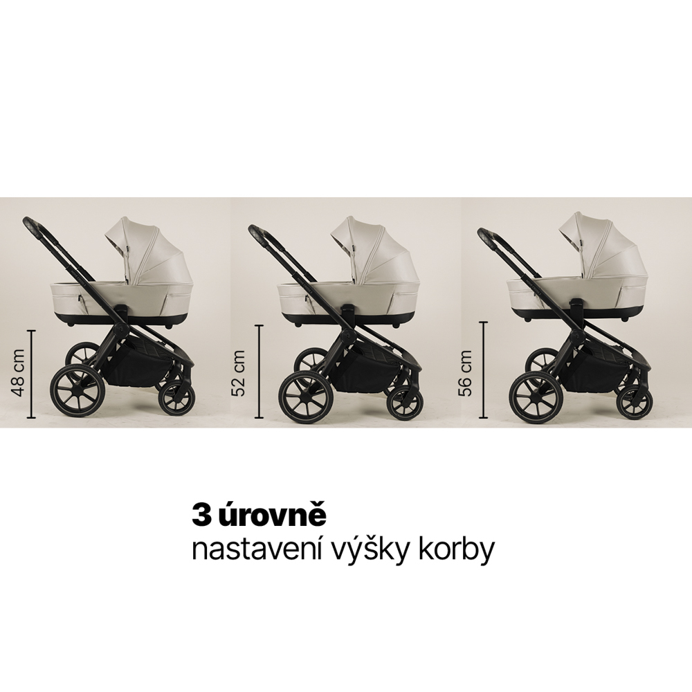 Hluboká korba ke sportovnímu kočárku Move XL 5, Boss Grey