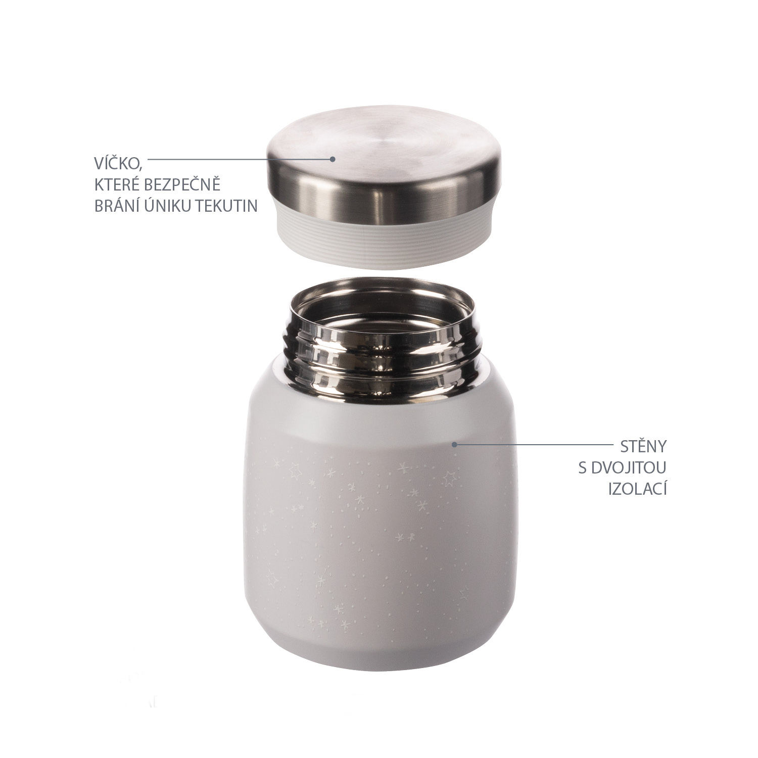 Termoska na jídlo 300 ml, Candy pink