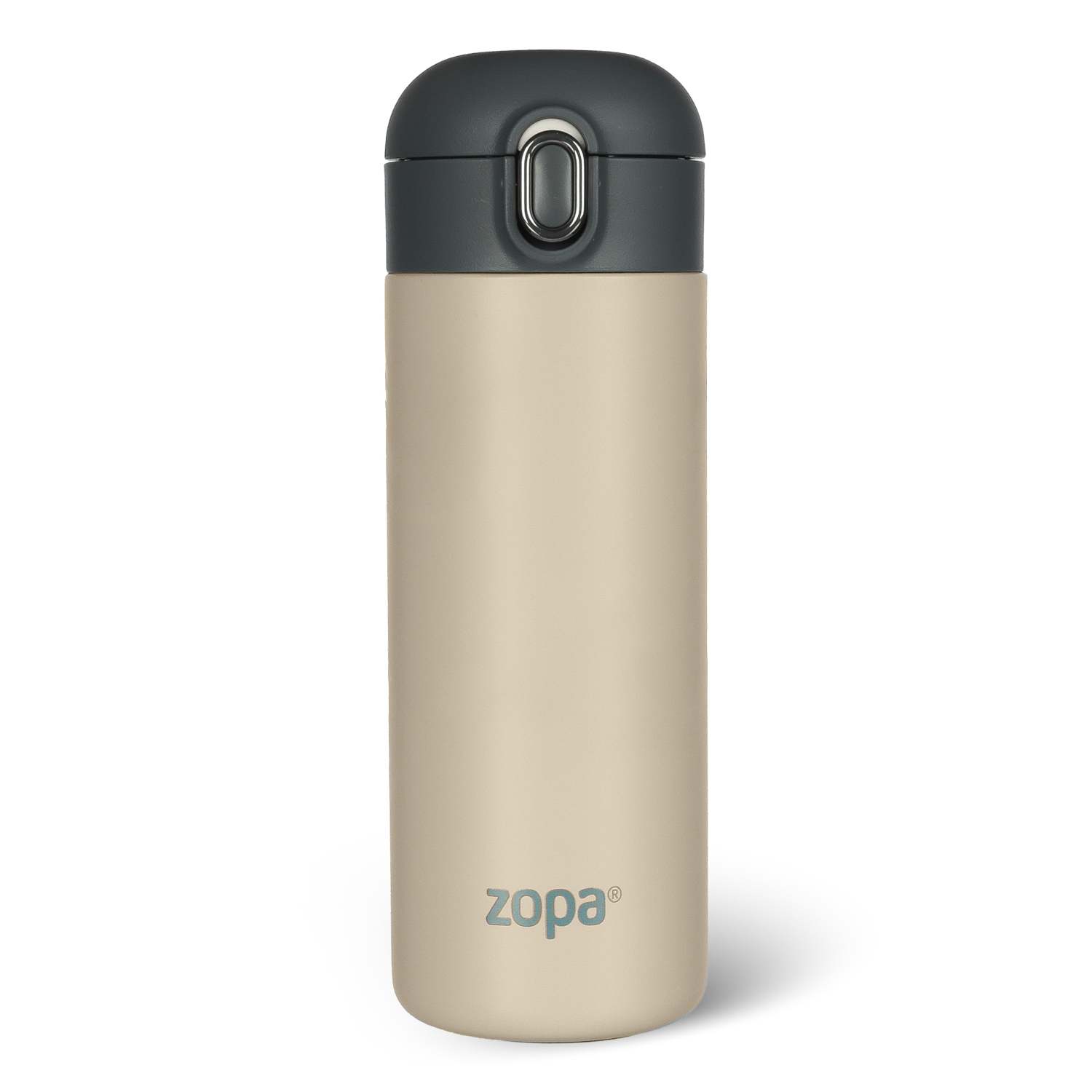 Termoska na tekutiny s brčkem 400 ml, Cookie beige
