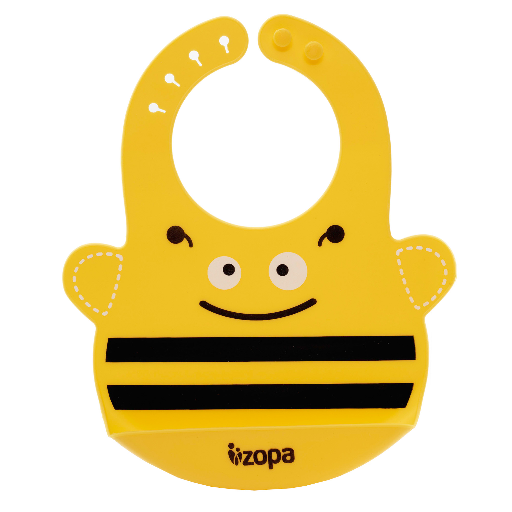 ZOPA Silikonový bryndák, Bee