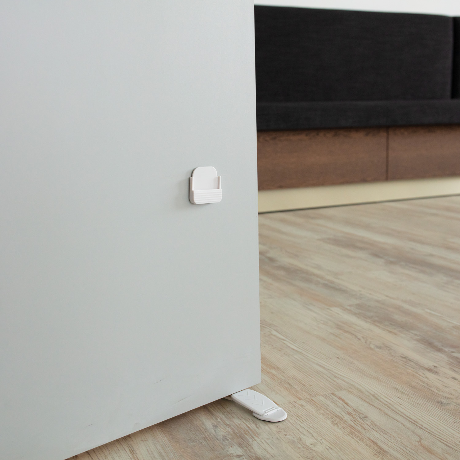 ZOPA Obousměrná zarážka dveří 2ks, white