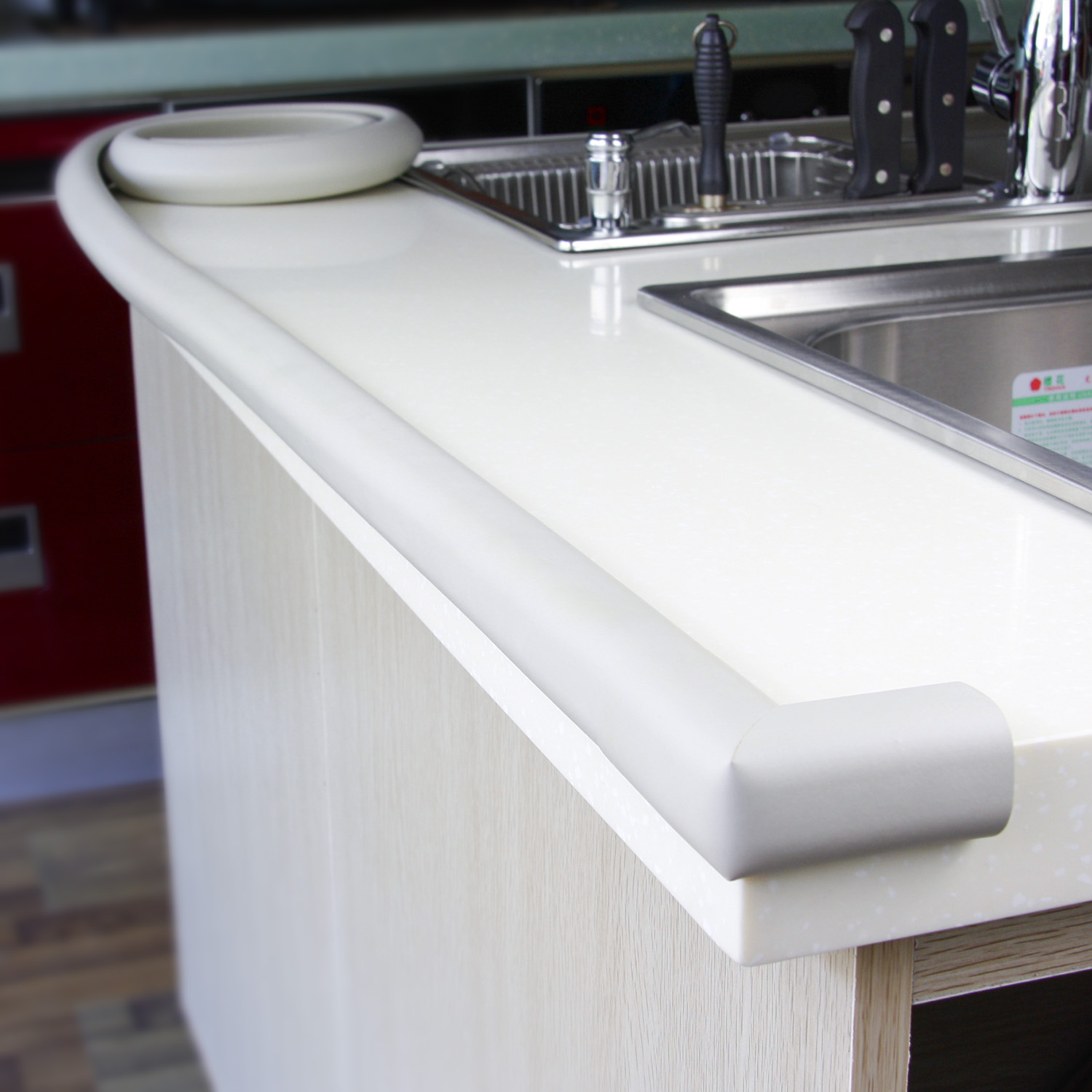 ZOPA Pěnový měkký ochranný pás, off white