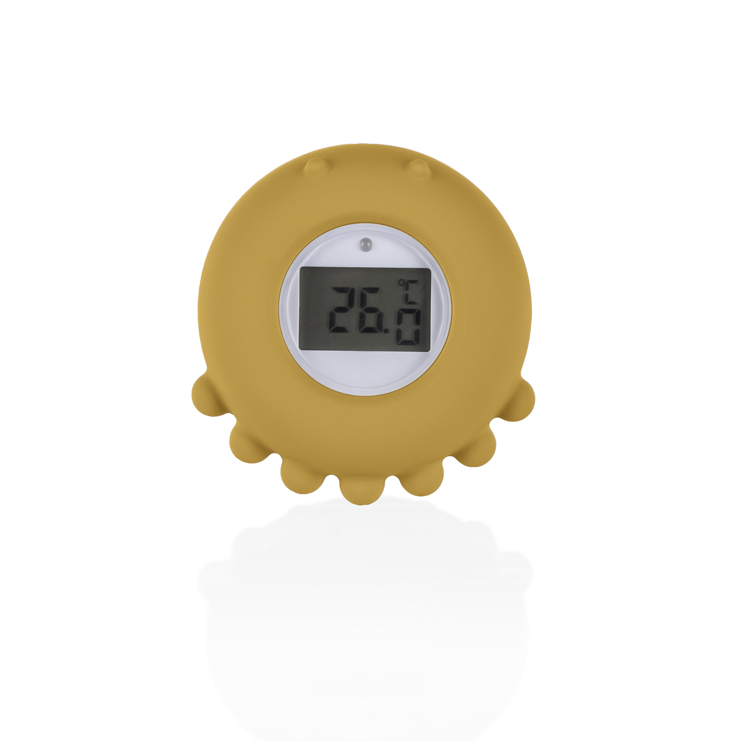 Zopa Silikonový digitální teploměr 2v1, Mustard Yellow