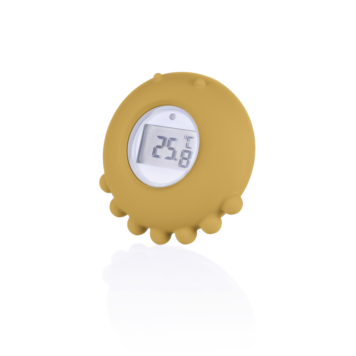 Zopa Silikonový digitální teploměr 2v1, Mustard Yellow