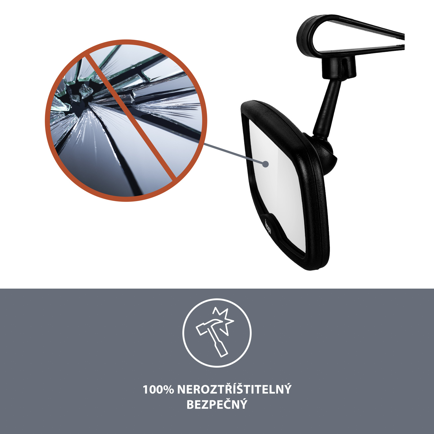 ZOPA Mále zpětné zrcátko