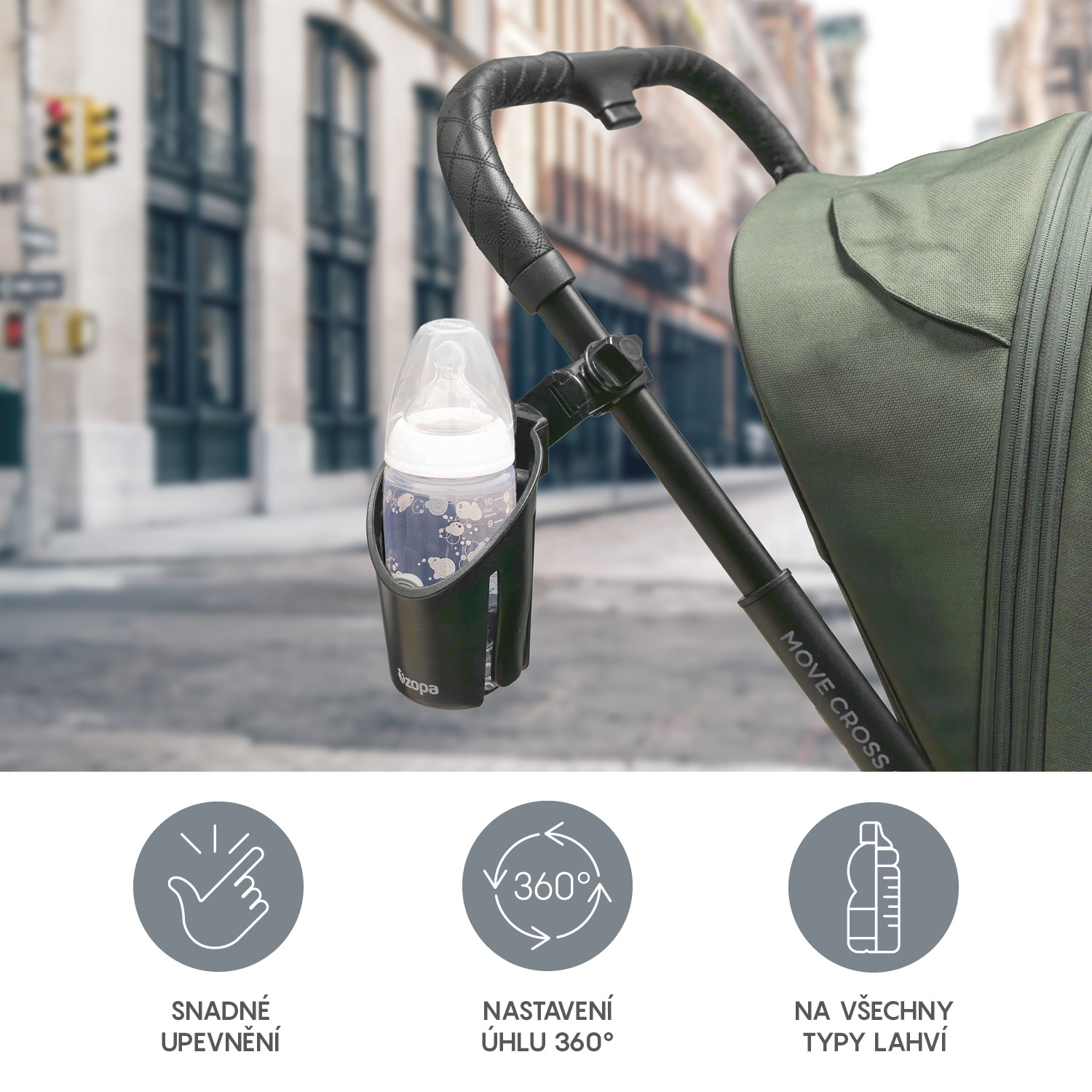 ZOPA Držák na pití na kočárek
