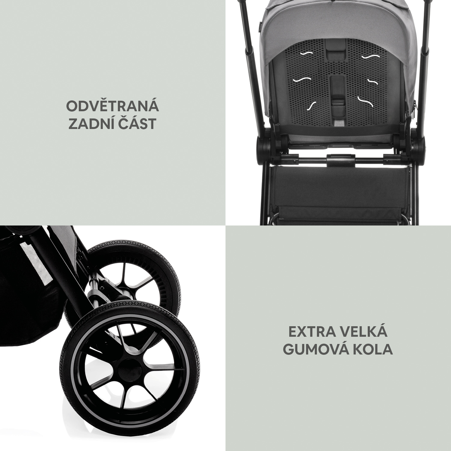 ZOPA Sportovní kočárek Move Cross 3, Metal Grey