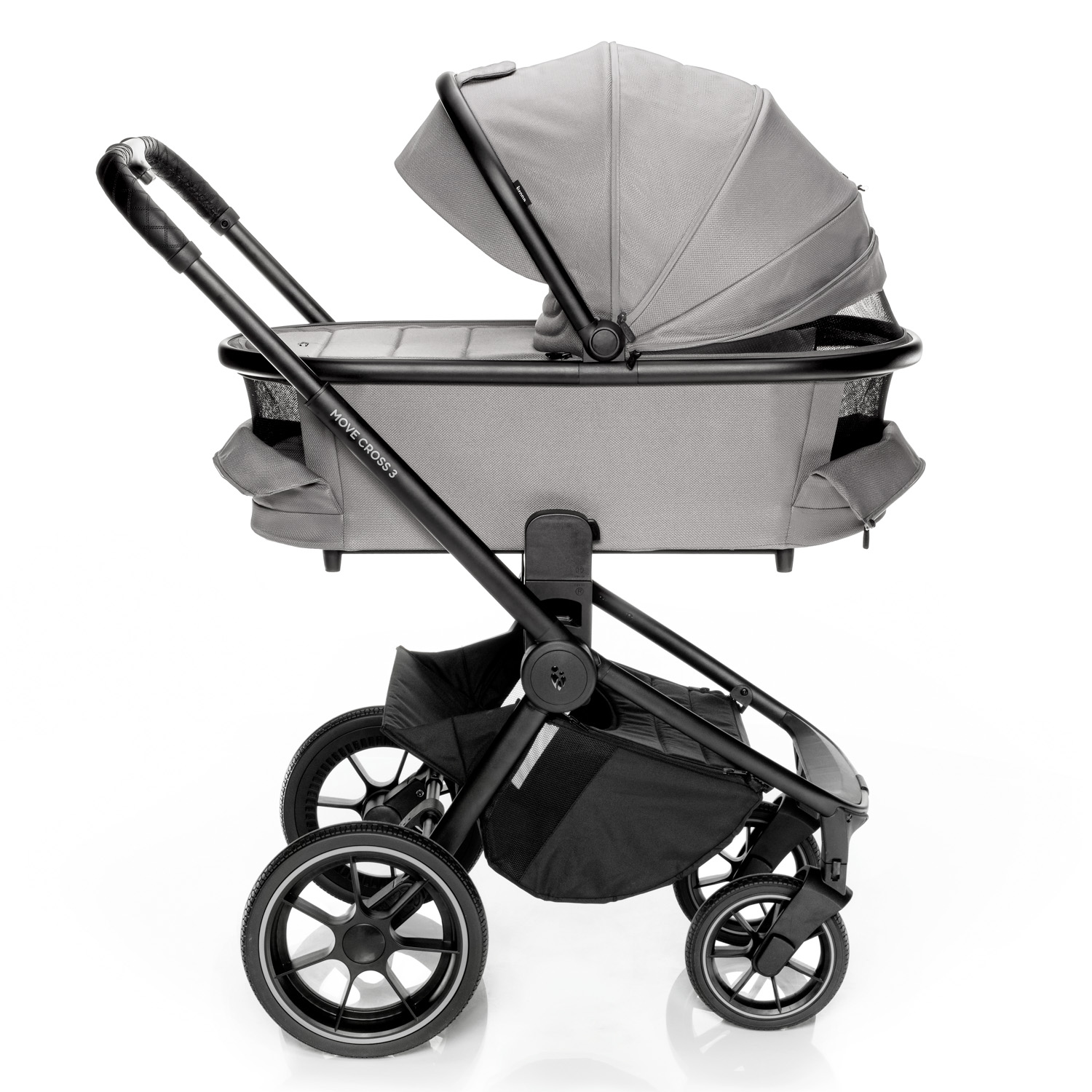 Zopa Hluboká korba ke sportovnímu kočárku Move XL 3, Metal Grey