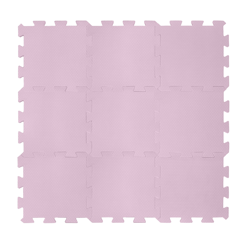 Pěnová podložka Puzzle 30x30 cm 9ks, Sugar Pink