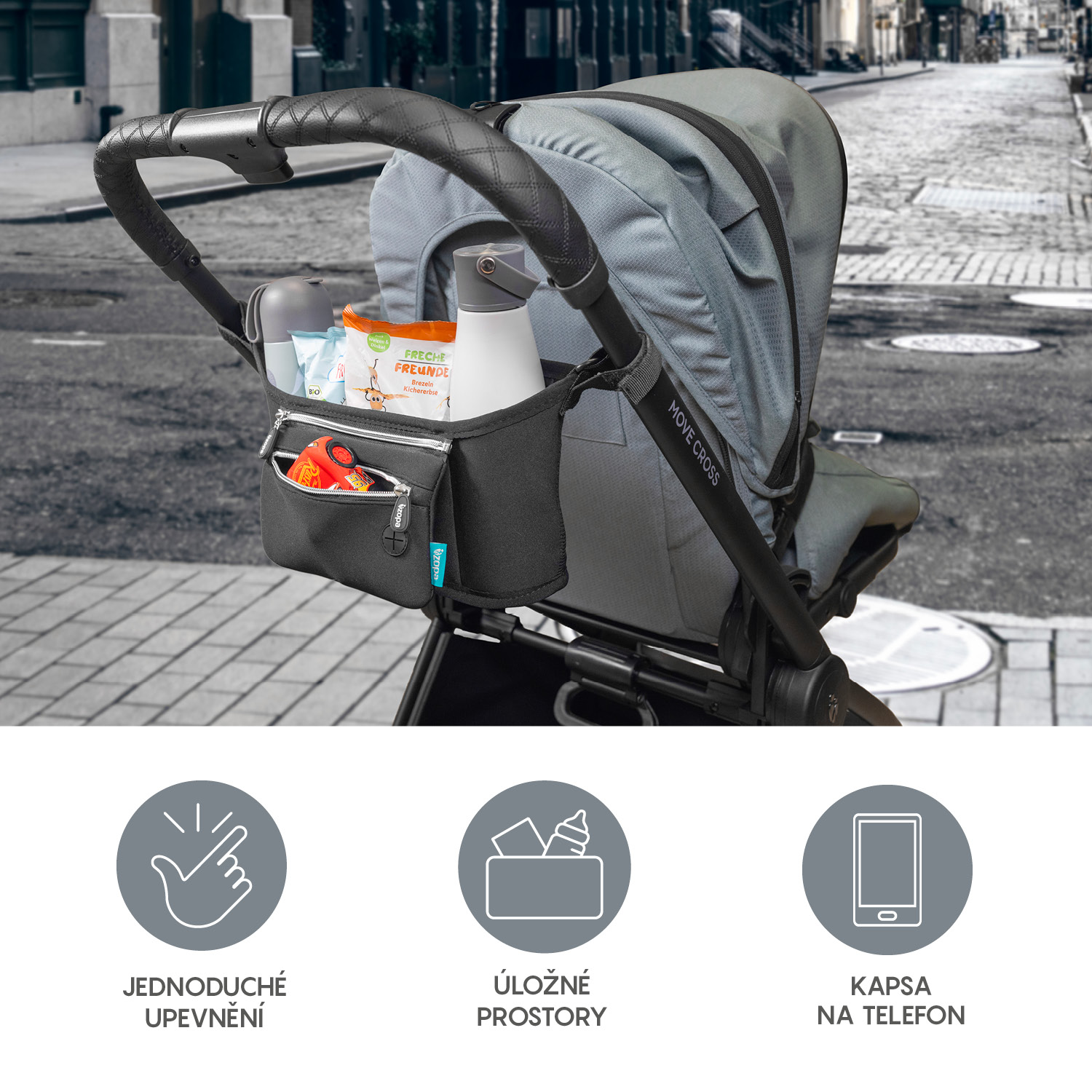 ZOPA Neoprenový organizér na kočárek