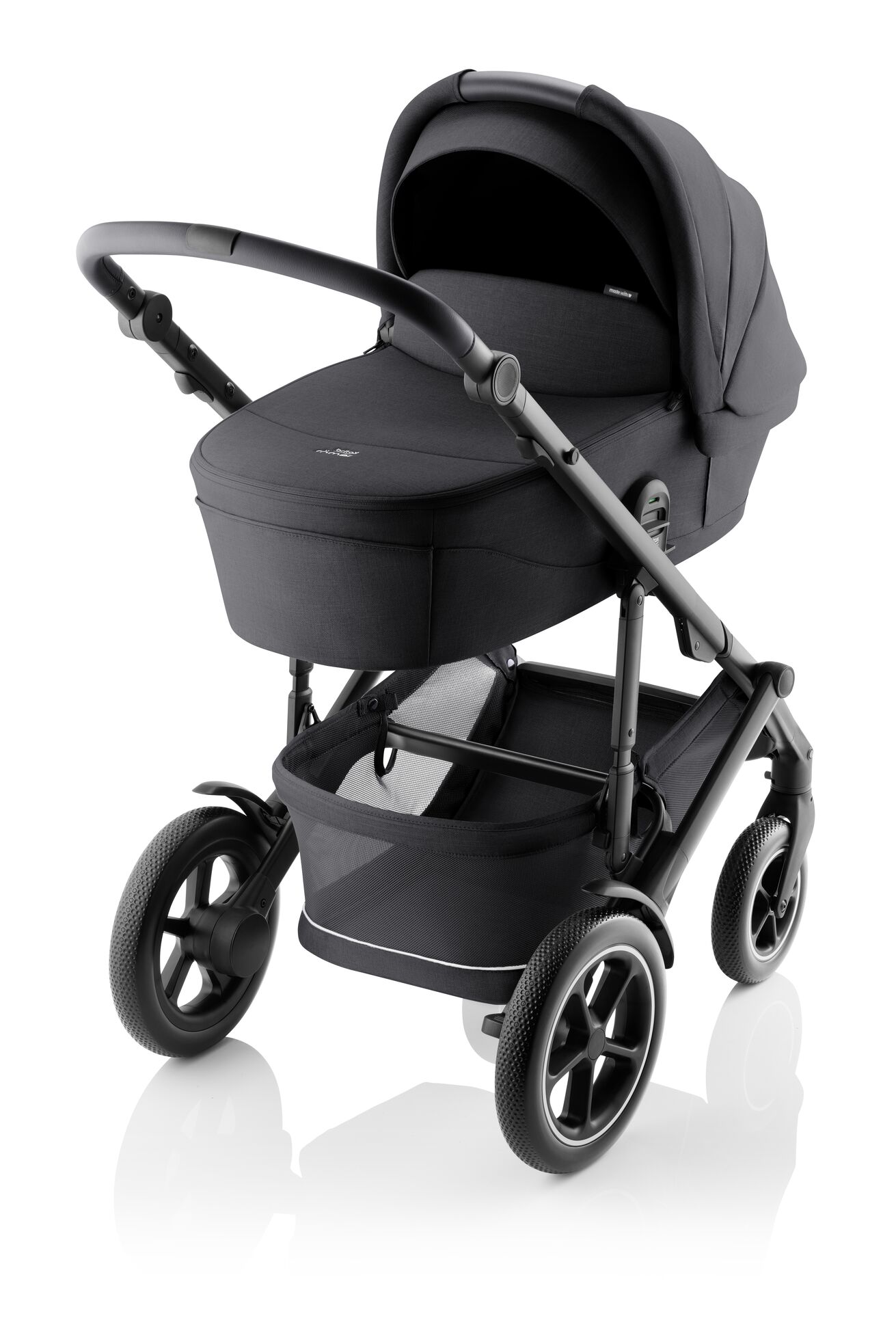 Set kočárek Smile 5Z + hluboká korba + autosedačka Baby-Safe PRO + Vario Base 5Z Style, Carbon Black
