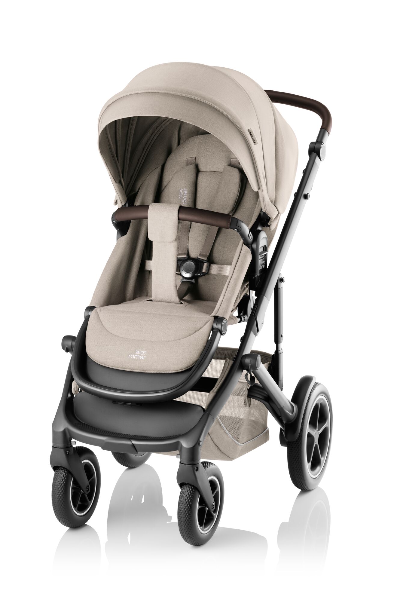 Set kočárek Smile 5Z + hluboká korba + autosedačka Baby-Safe PRO + Vario Base 5Z Style, Teak