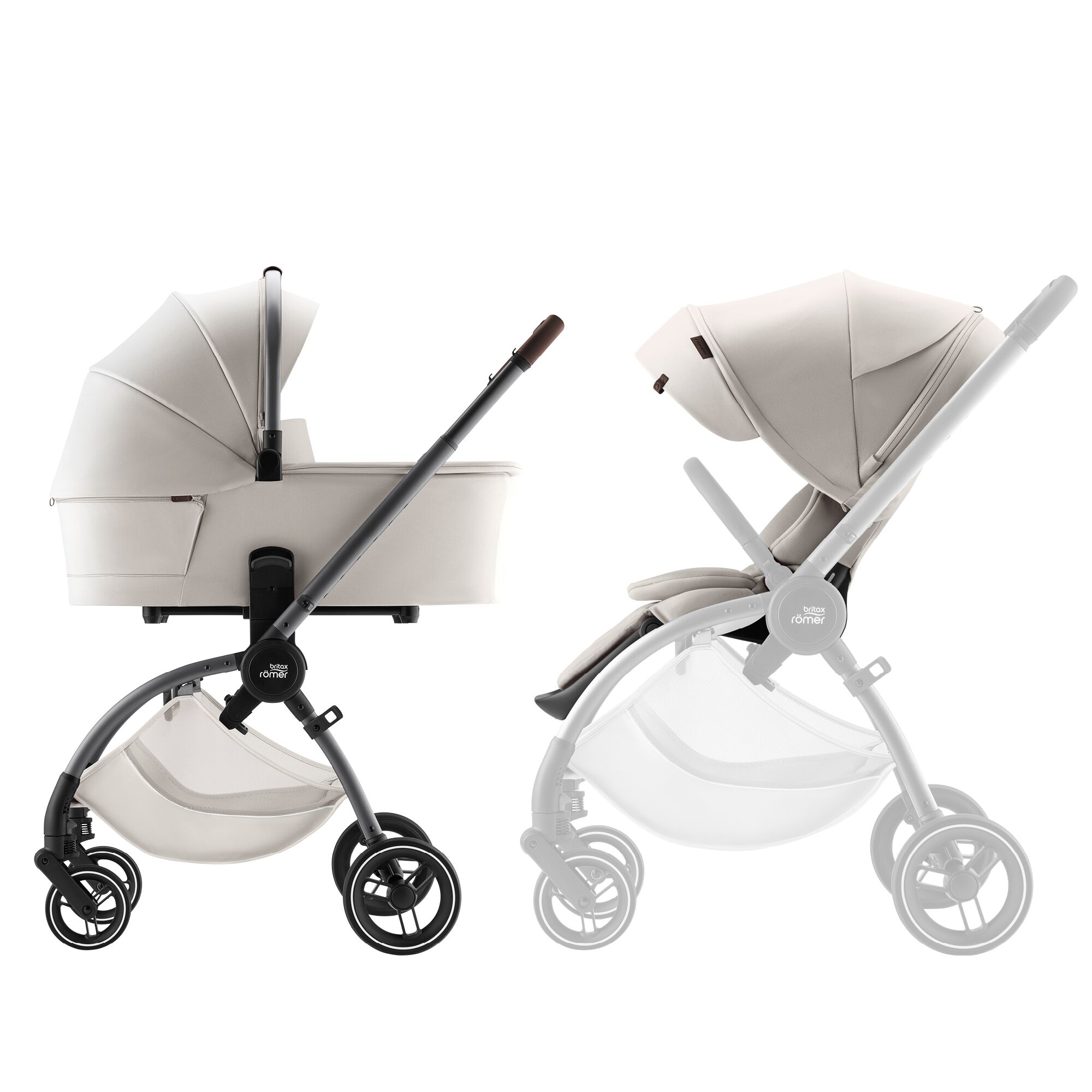Set kočárek Rio + hluboká korba Lux, Soft Taupe