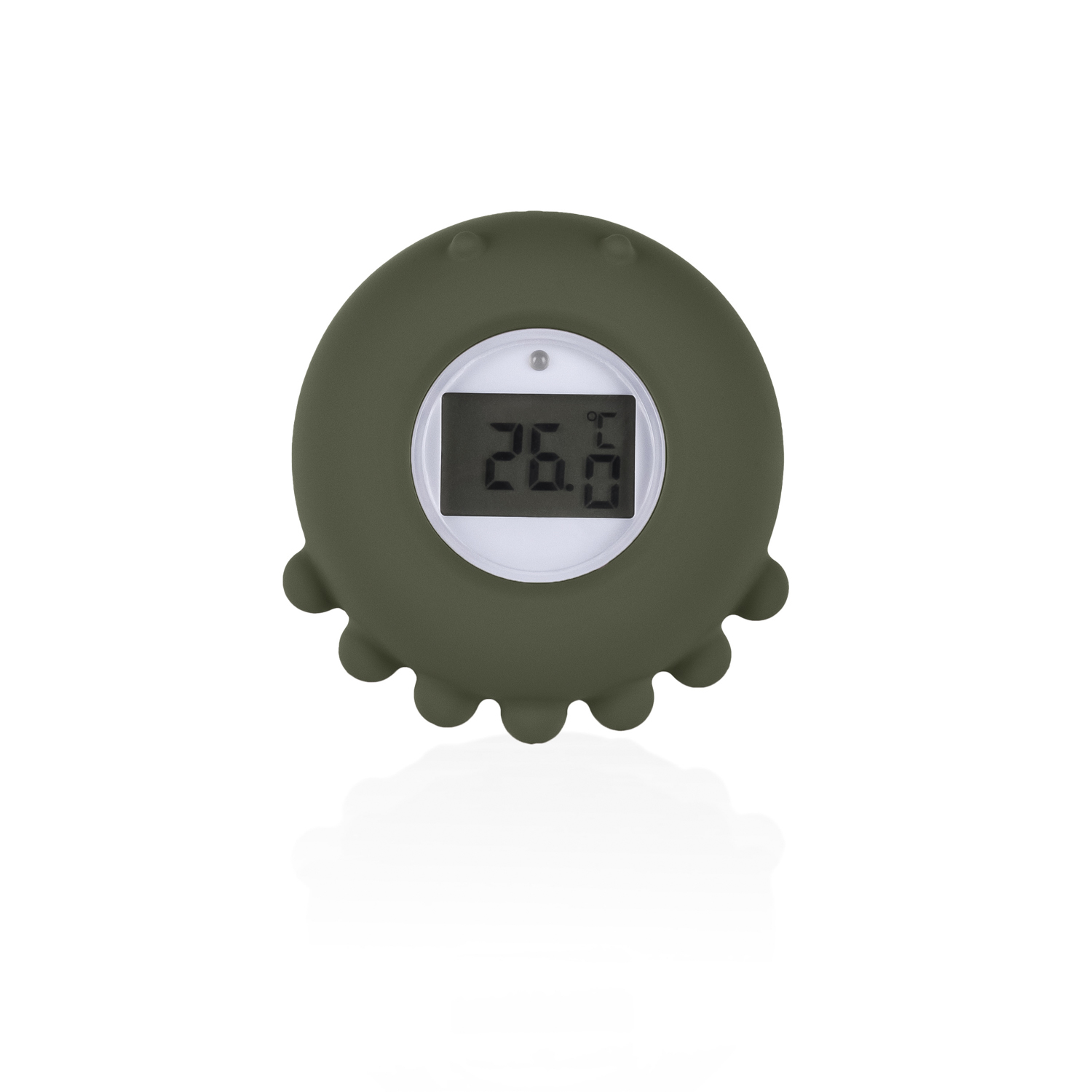 Zopa Silikonový digitální teploměr 2v1, Forest Green