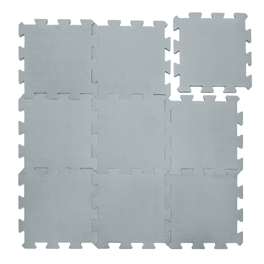 Pěnová podložka Puzzle 30x30 cm 9ks, Light Grey