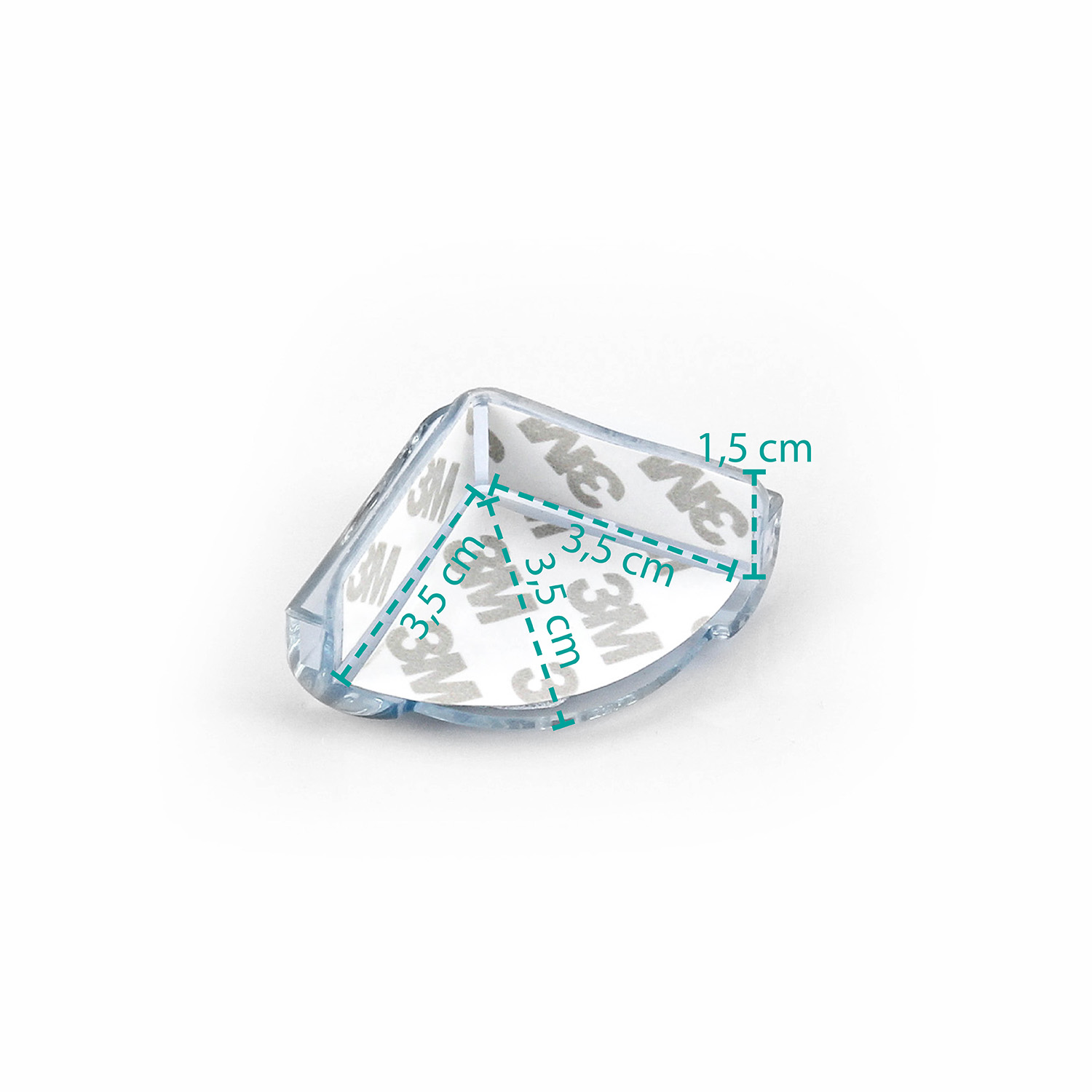 ZOPA Plastová ochrana rohů 4ks, transparent