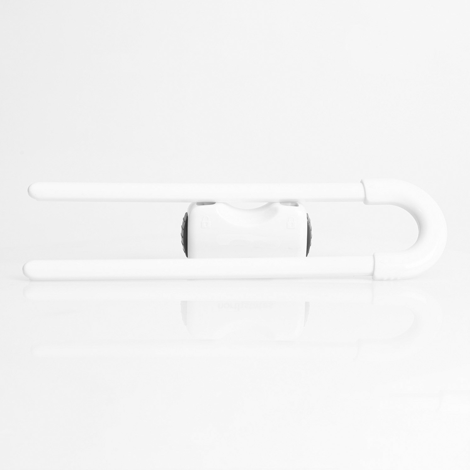 ZOPA Zámek na úchyty skříněk 2ks, white