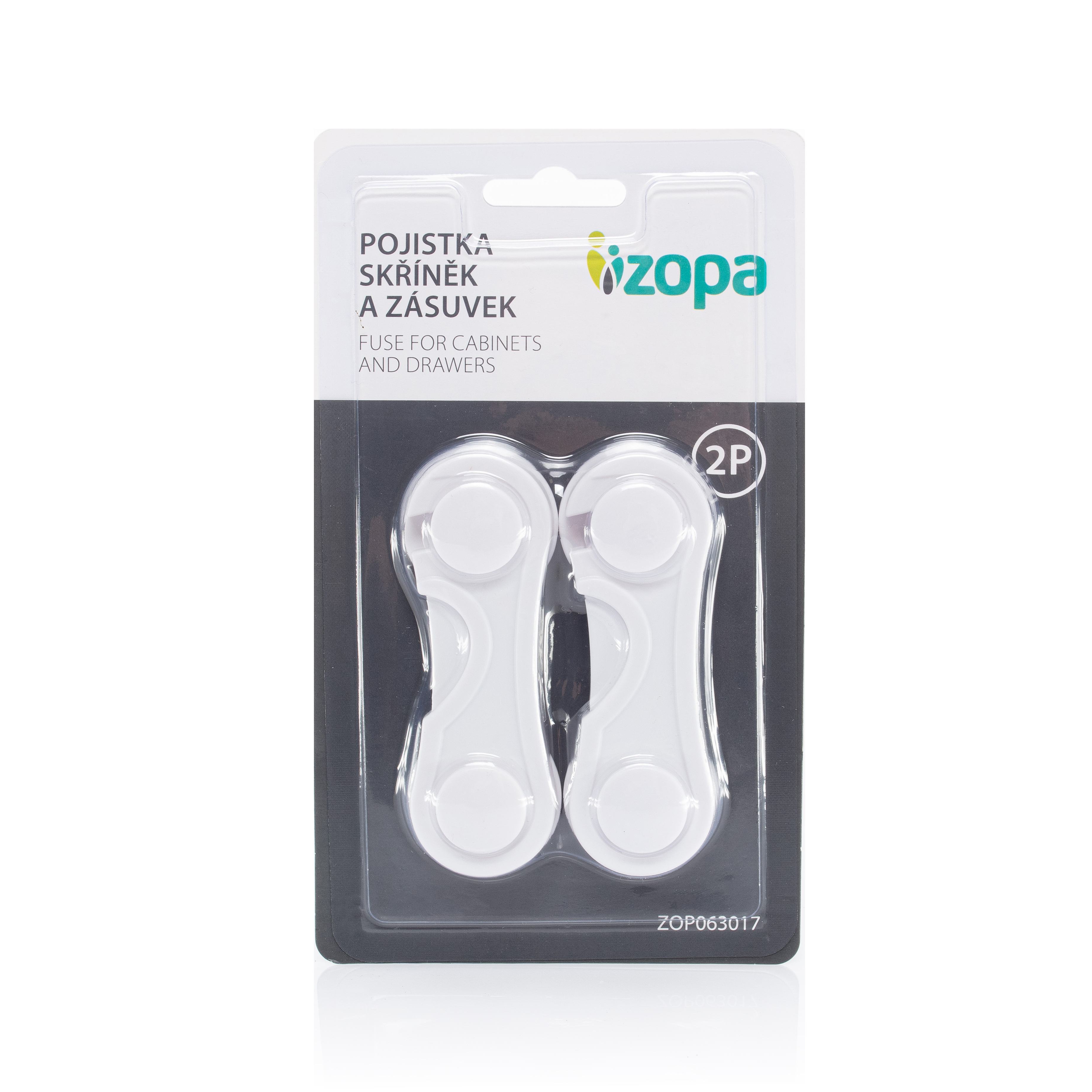 ZOPA Pojistka skříněk a zásuvek 2ks, white