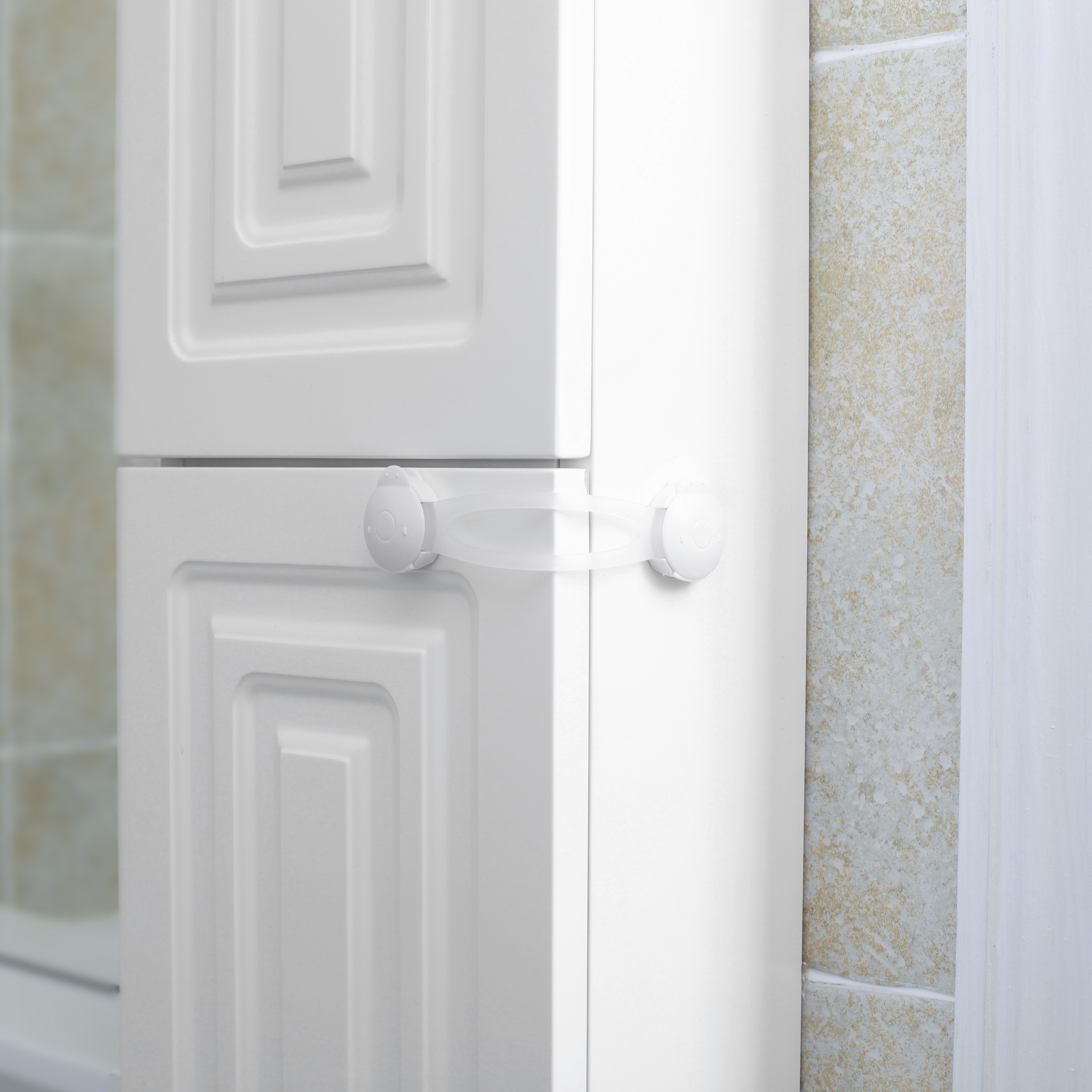 ZOPA Zámek skříněk ohebný 2ks, white