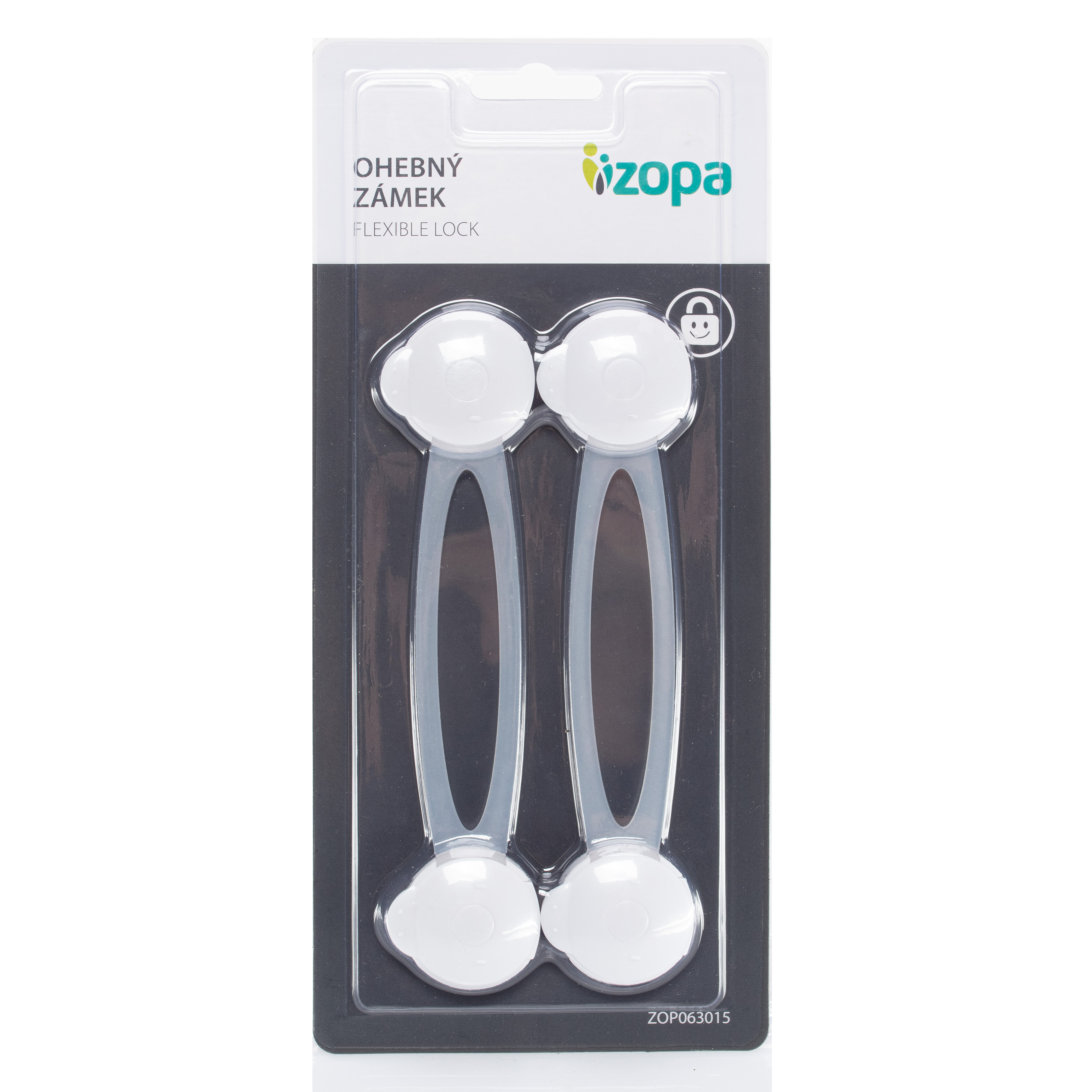 ZOPA Zámek skříněk ohebný 2ks, white