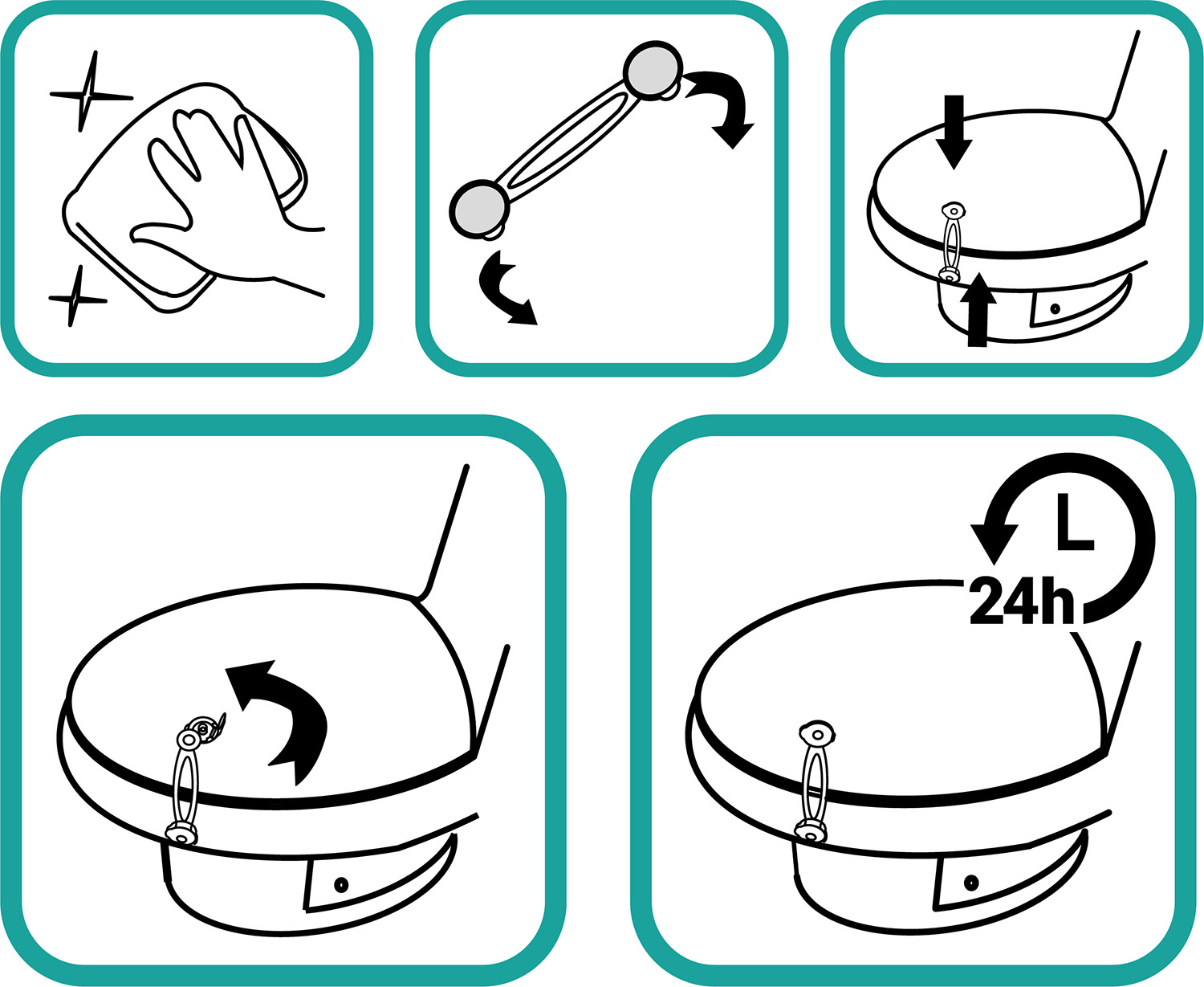 ZOPA Zámek skříněk ohebný 2ks, white