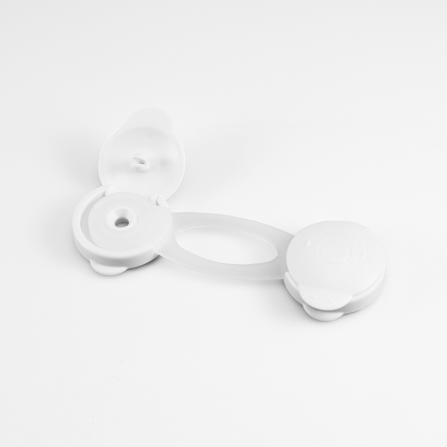 ZOPA Mini zámek skříněk ohebný 2ks, white