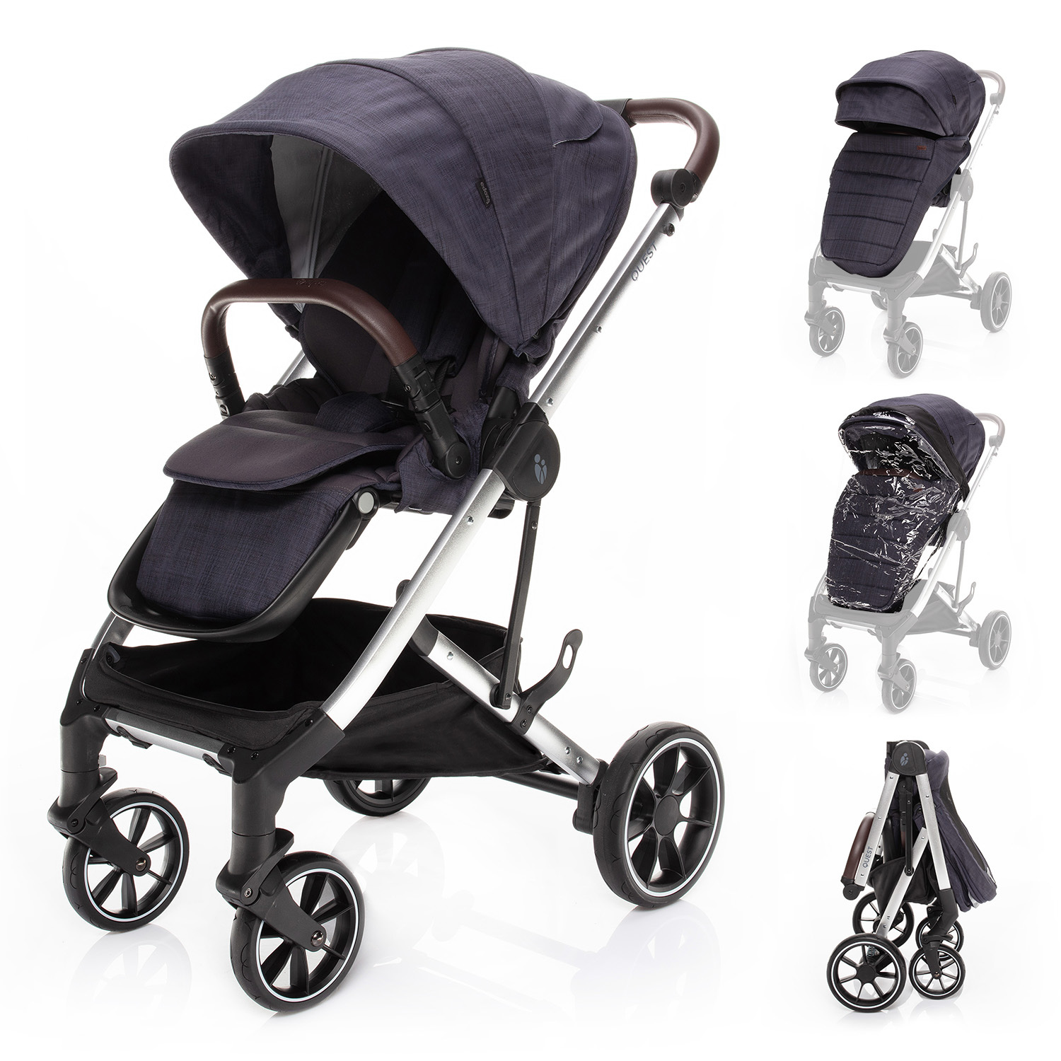 ZOPA Kočárek Quest, Midnight Navy/Silver