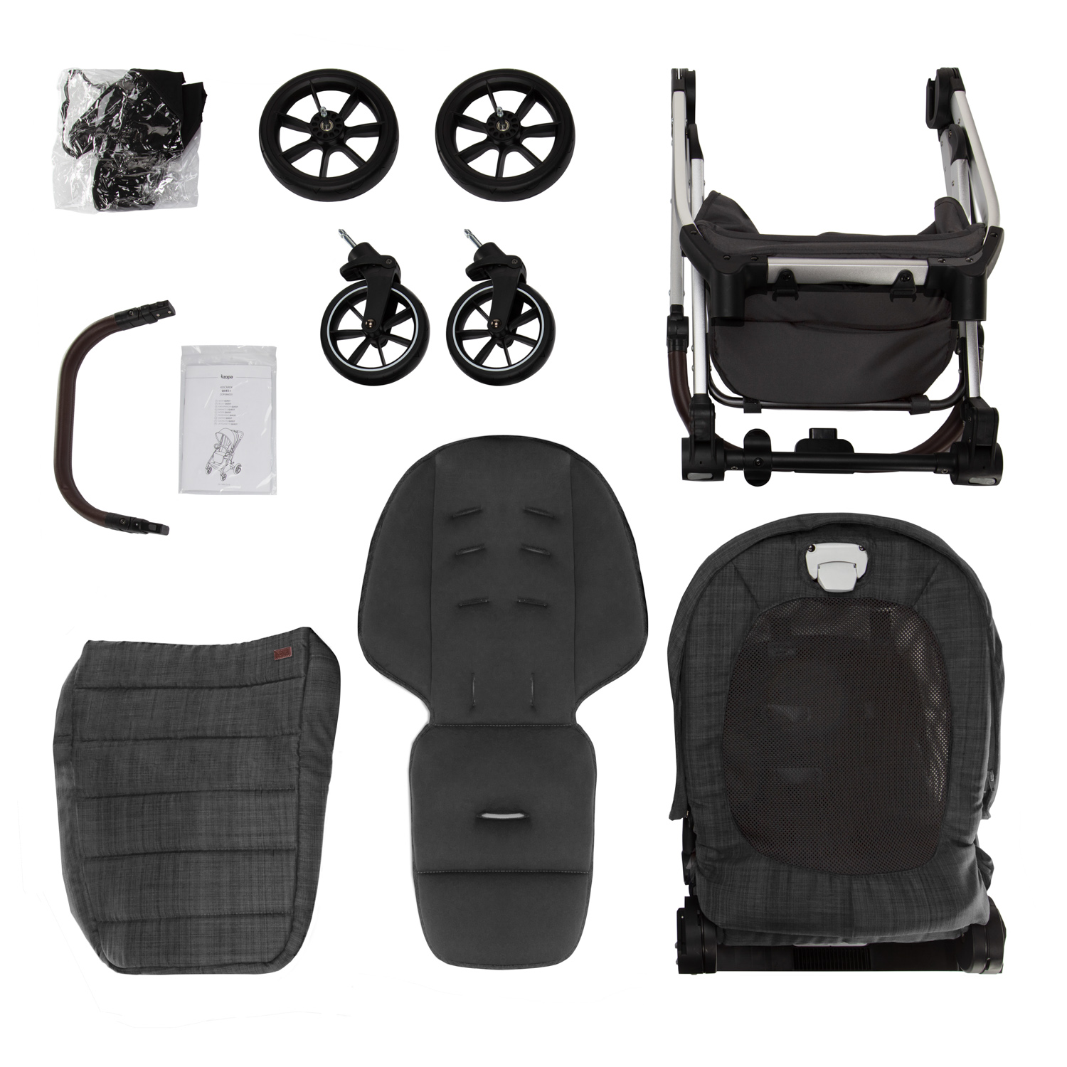 ZOPA Kočárek Quest, Vulcan Black/Silver