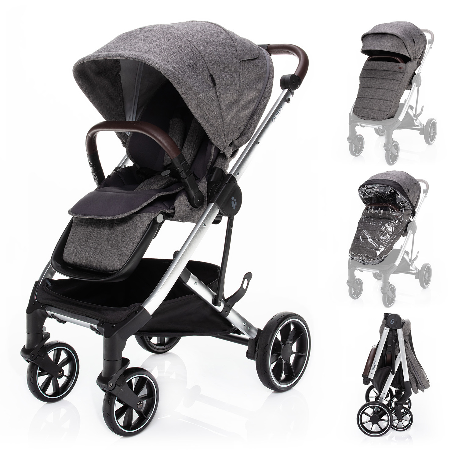 ZOPA Kočárek Quest, Tornado Grey/Silver