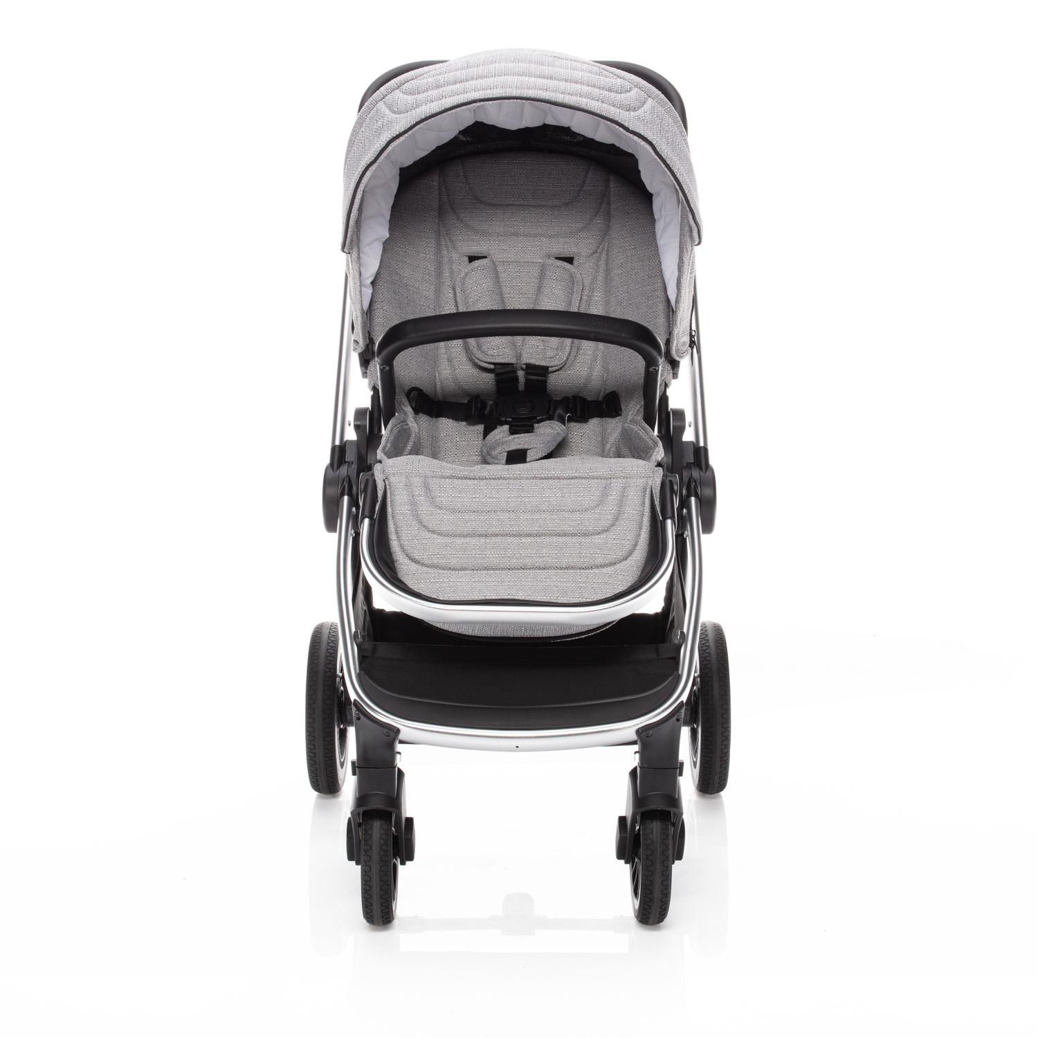 ZOPA SET kočárek Move+ korba+adaptéry+autosedačka+báze, Silver Grey/Silver