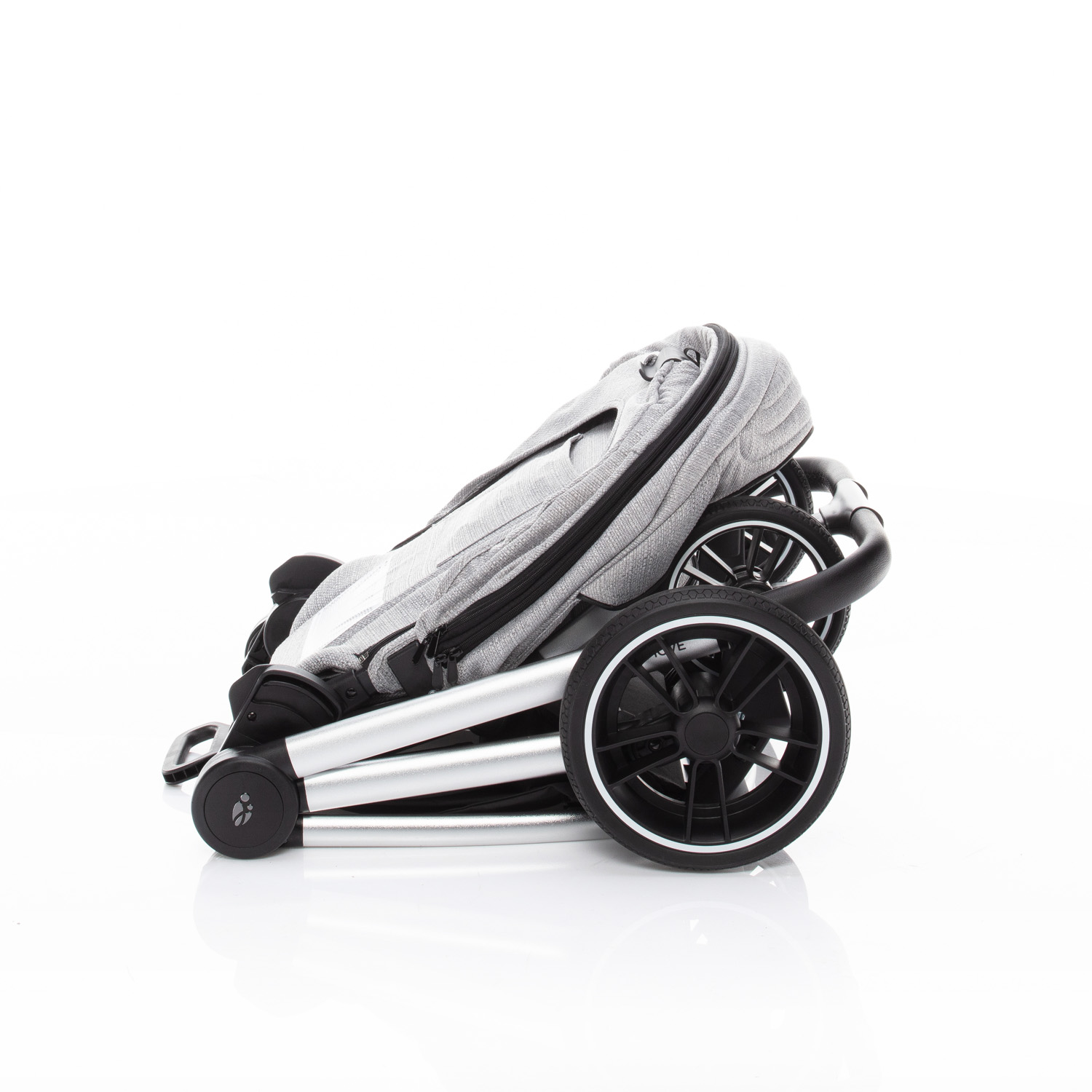 ZOPA SET kočárek Move+ korba+adaptéry+autosedačka+báze, Silver Grey/Silver