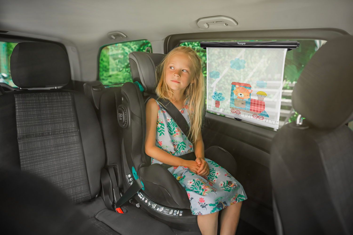 ZOPA Sluneční clona do auta rolovací, Fox