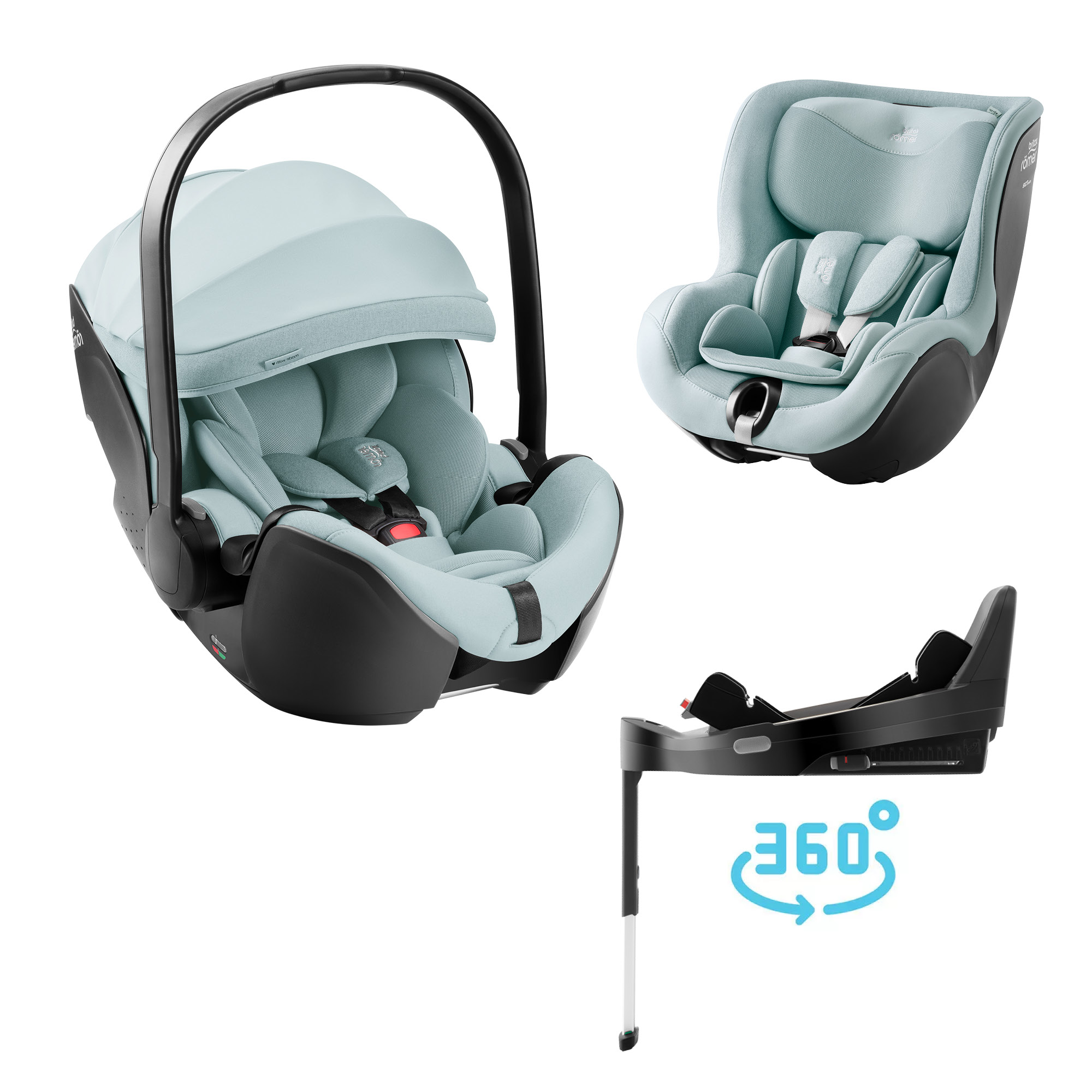 Britax Autosedačka set Baby-Safe Pro + Vario Base 5Z + autosedačka Dualfix 5z Style, Harbor Blue