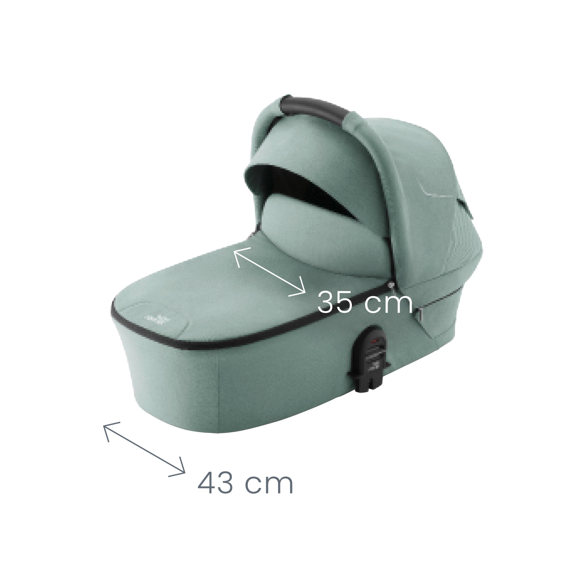 BRITAX Set kočárek Smile 5Z + hluboká korba + autosedačka Baby-Safe PRO + Vario Base 5Z Classic, Space Black
