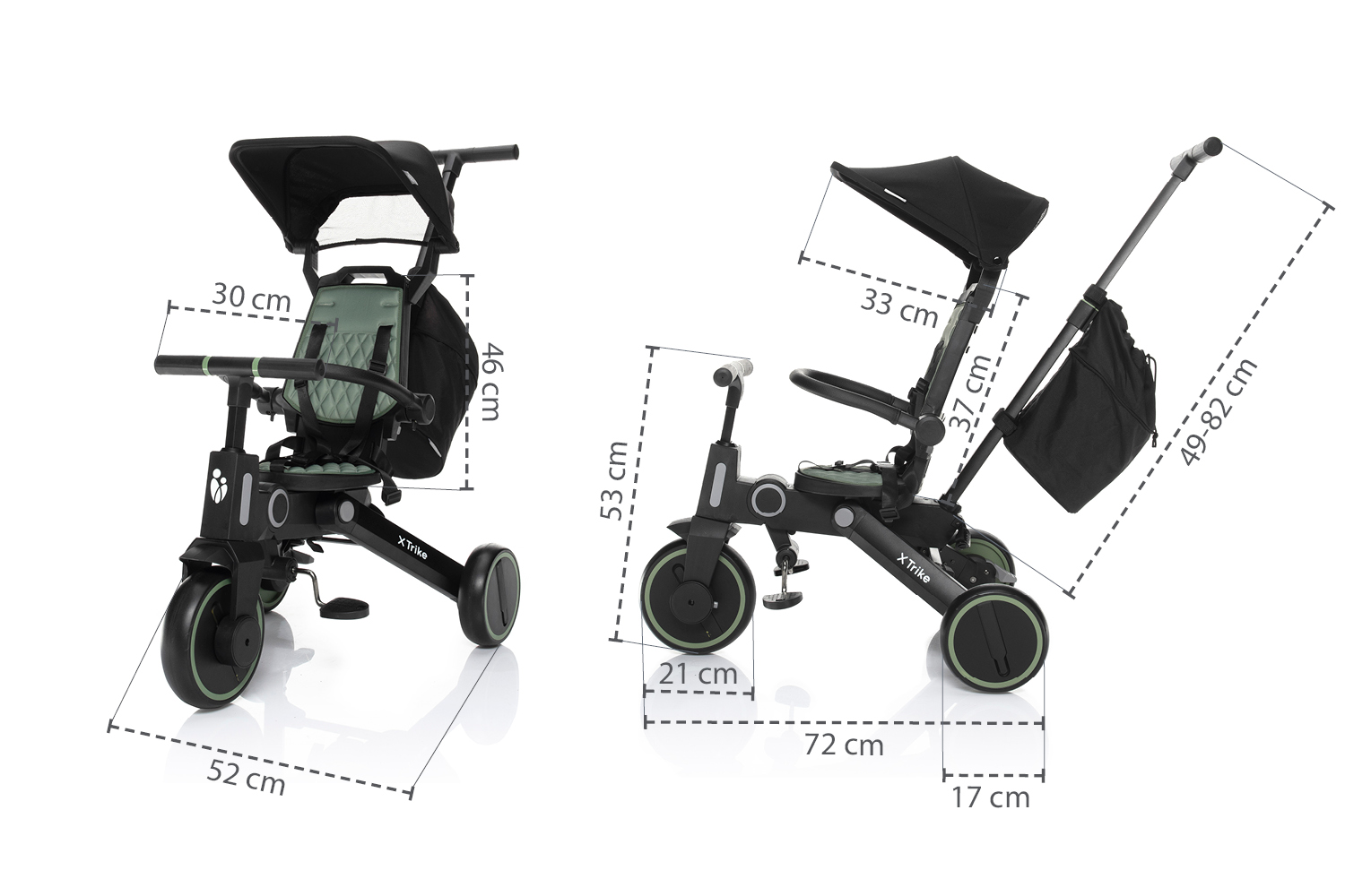 Zopa Tříkolka X Trike, Lunar Grey
