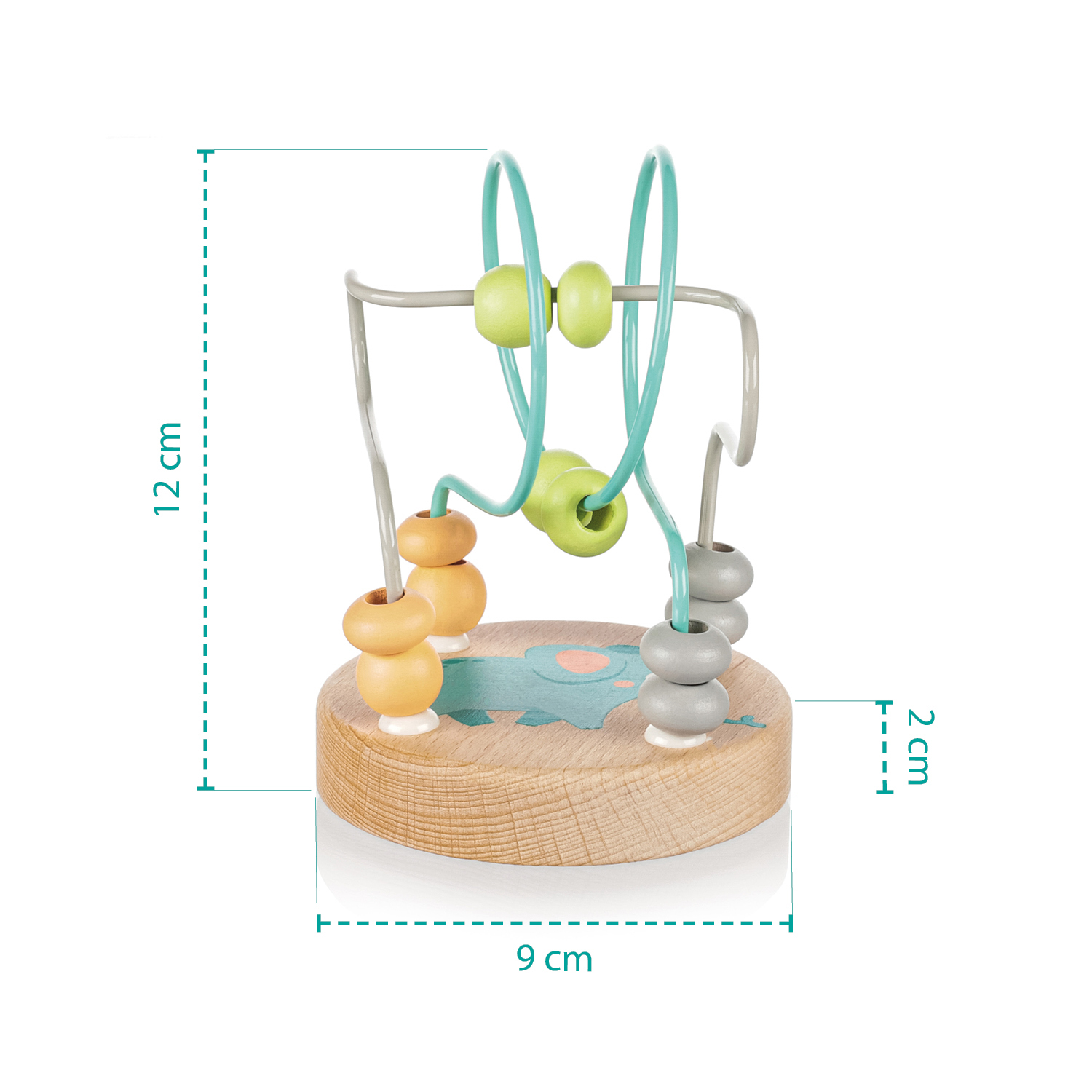 ZOPA Dřevěná aktivity hračka, Giraffe
