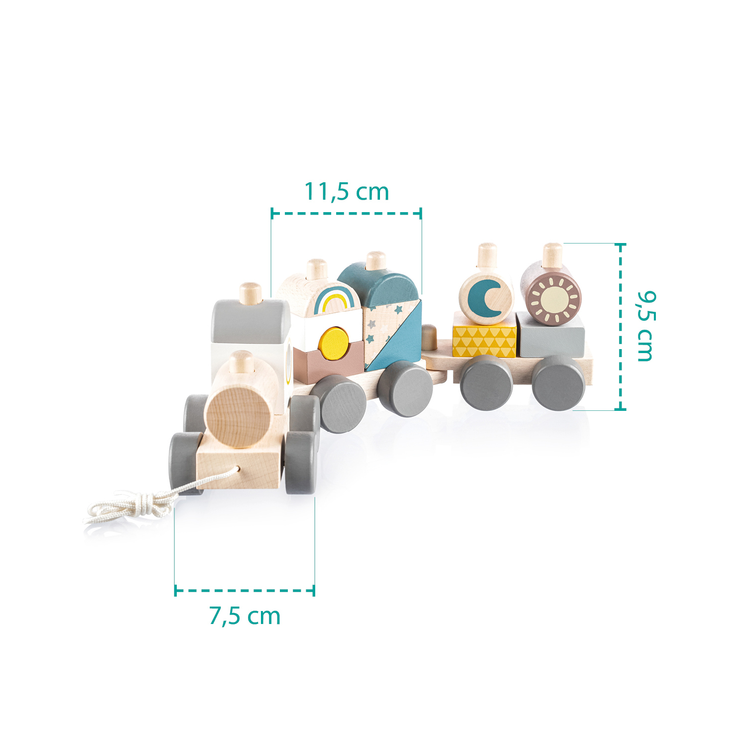 ZOPA Dřevěný vláček, Train